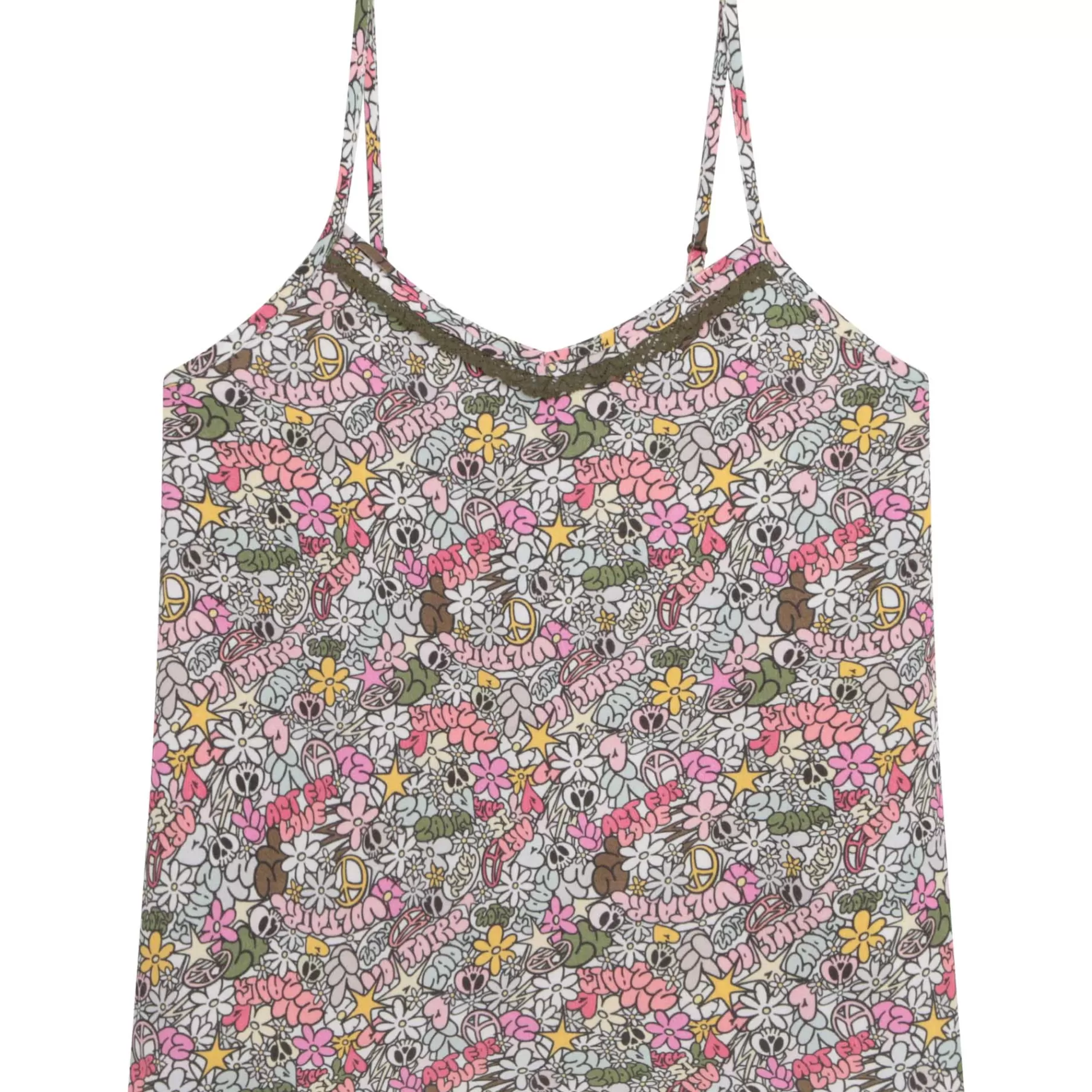 Fille ZADIG & VOLTAIRE Top Imprime A Bretelles