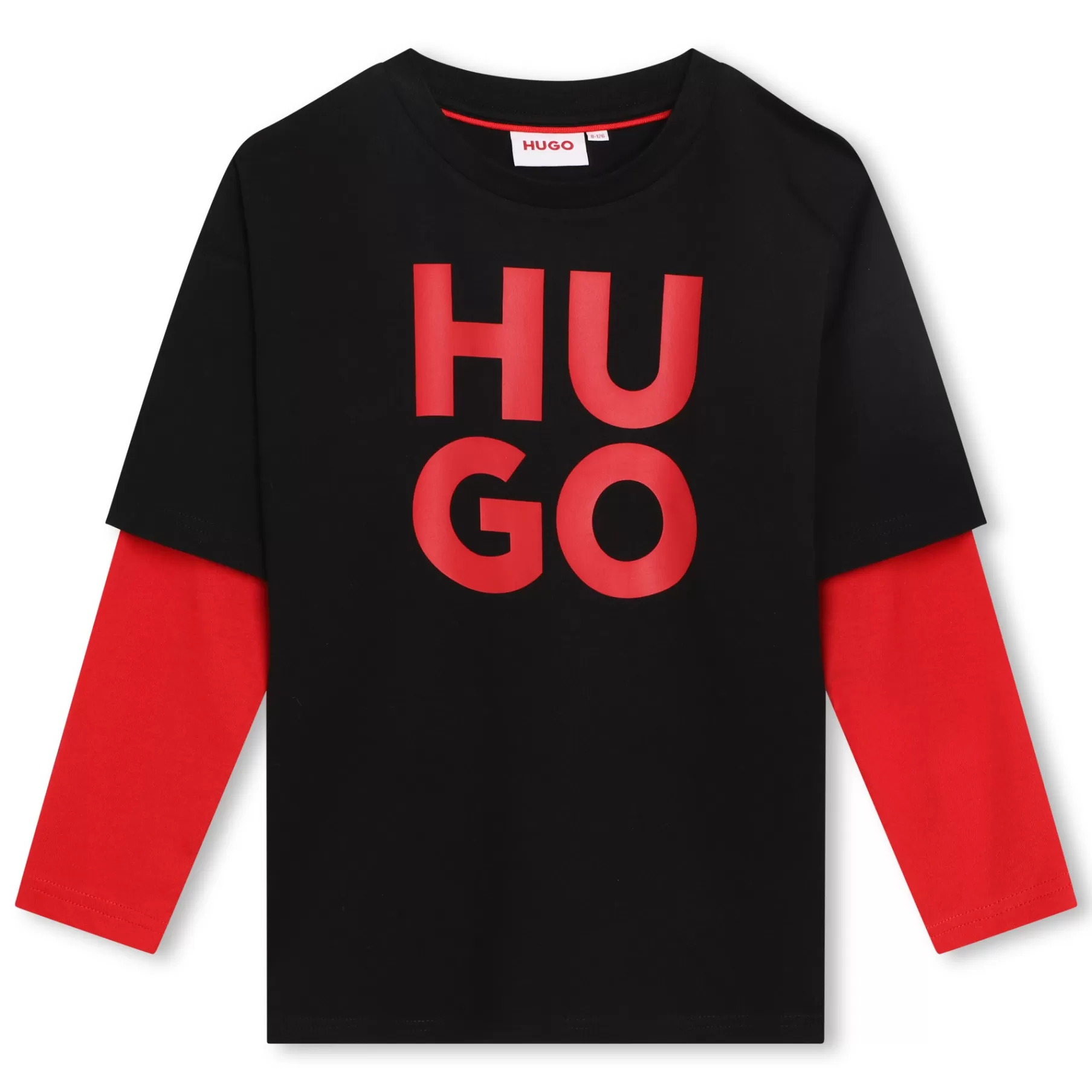 Garçon HUGO T-Shirt 2-En-1 Avec Logo