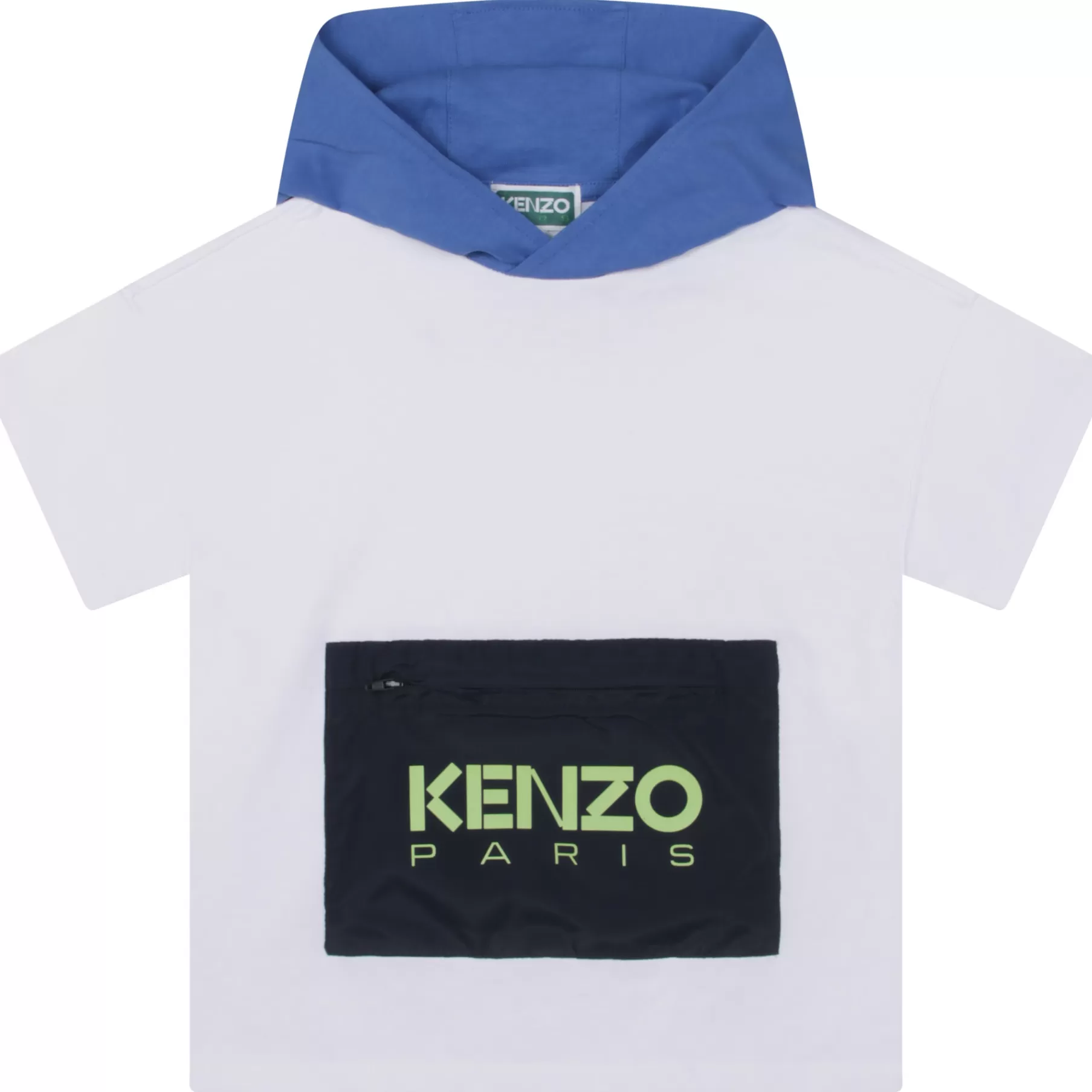 Garçon KENZO KIDS T-Shirt A Capuche En Coton