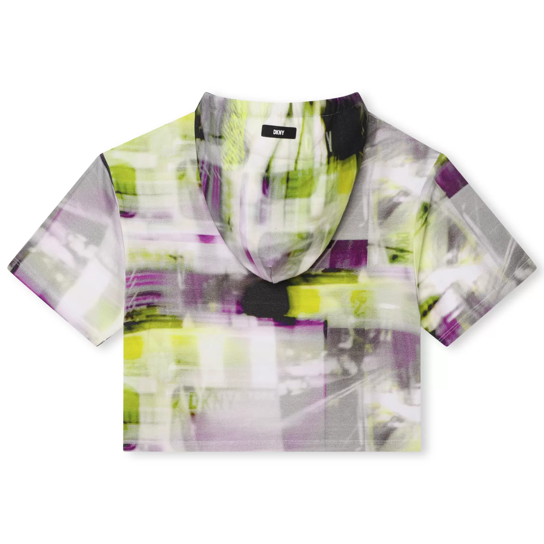 Fille DKNY T-Shirt A Capuche En Coton