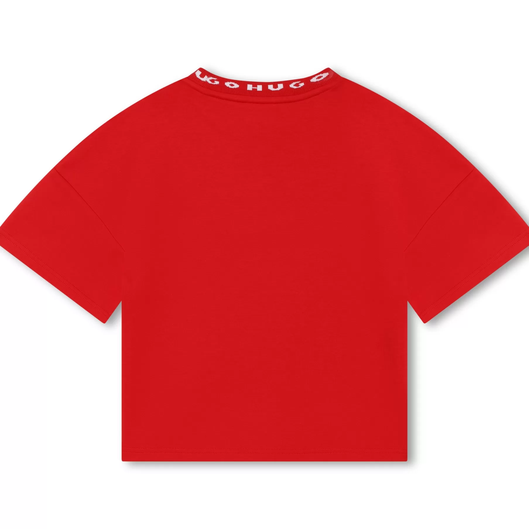 Fille HUGO T-Shirt A Col Fantaisie