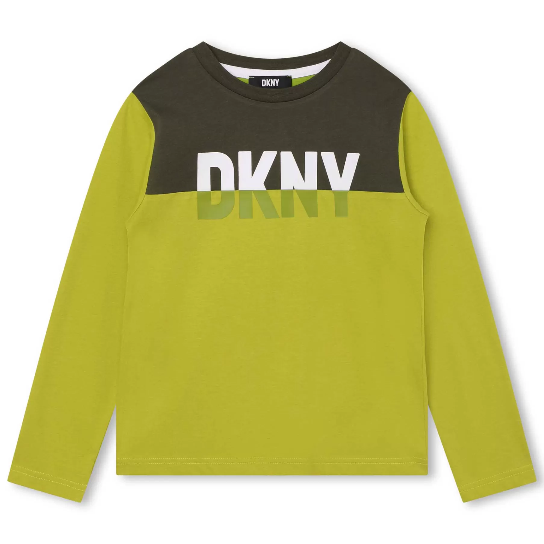 Garçon DKNY T-Shirt A Decoupe Et Logo