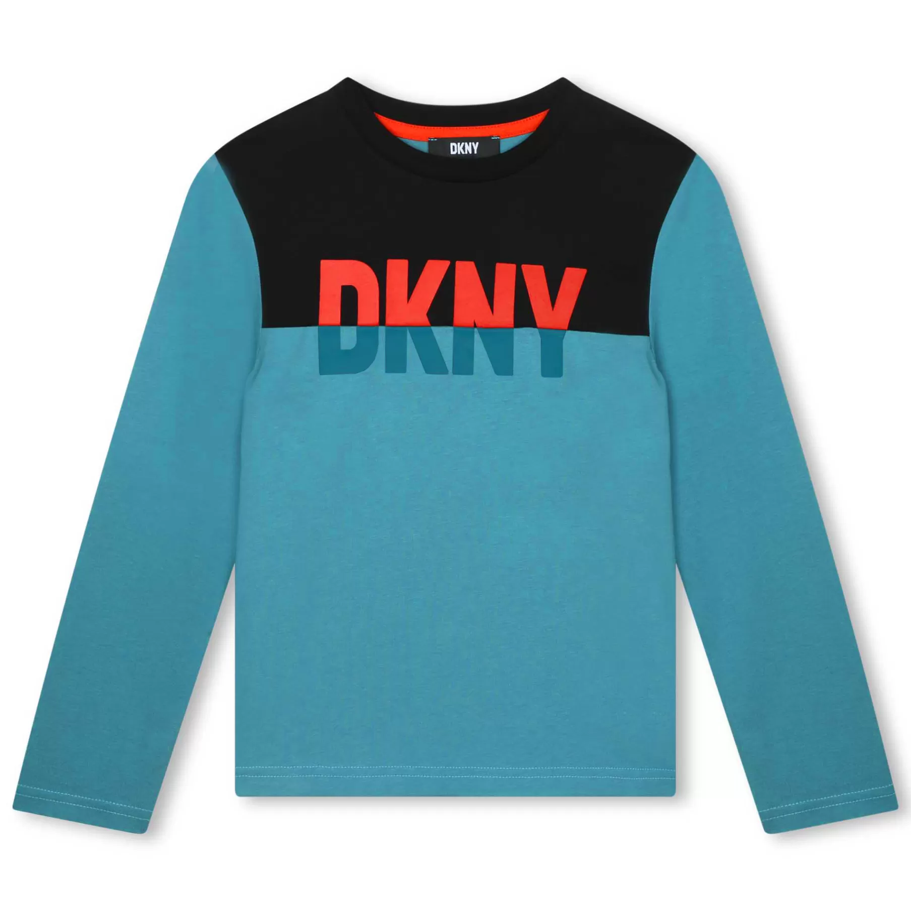 Garçon DKNY T-Shirt A Decoupe Et Logo