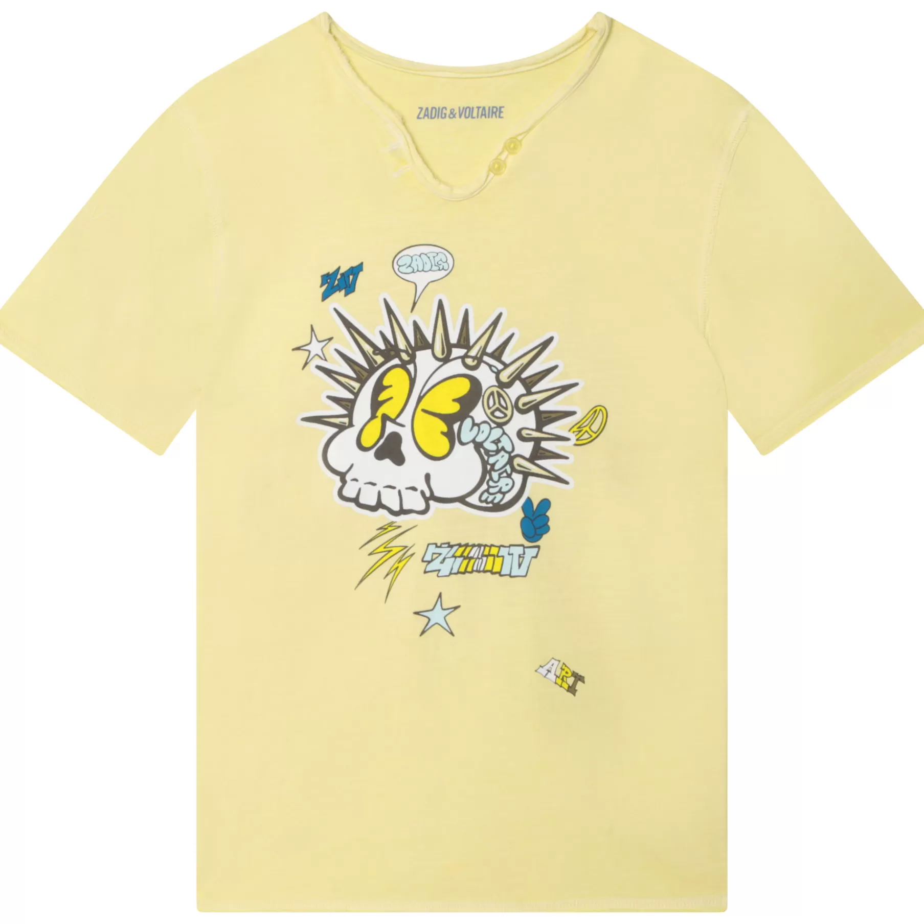 Garçon ZADIG & VOLTAIRE T-Shirt A Imprime Devant
