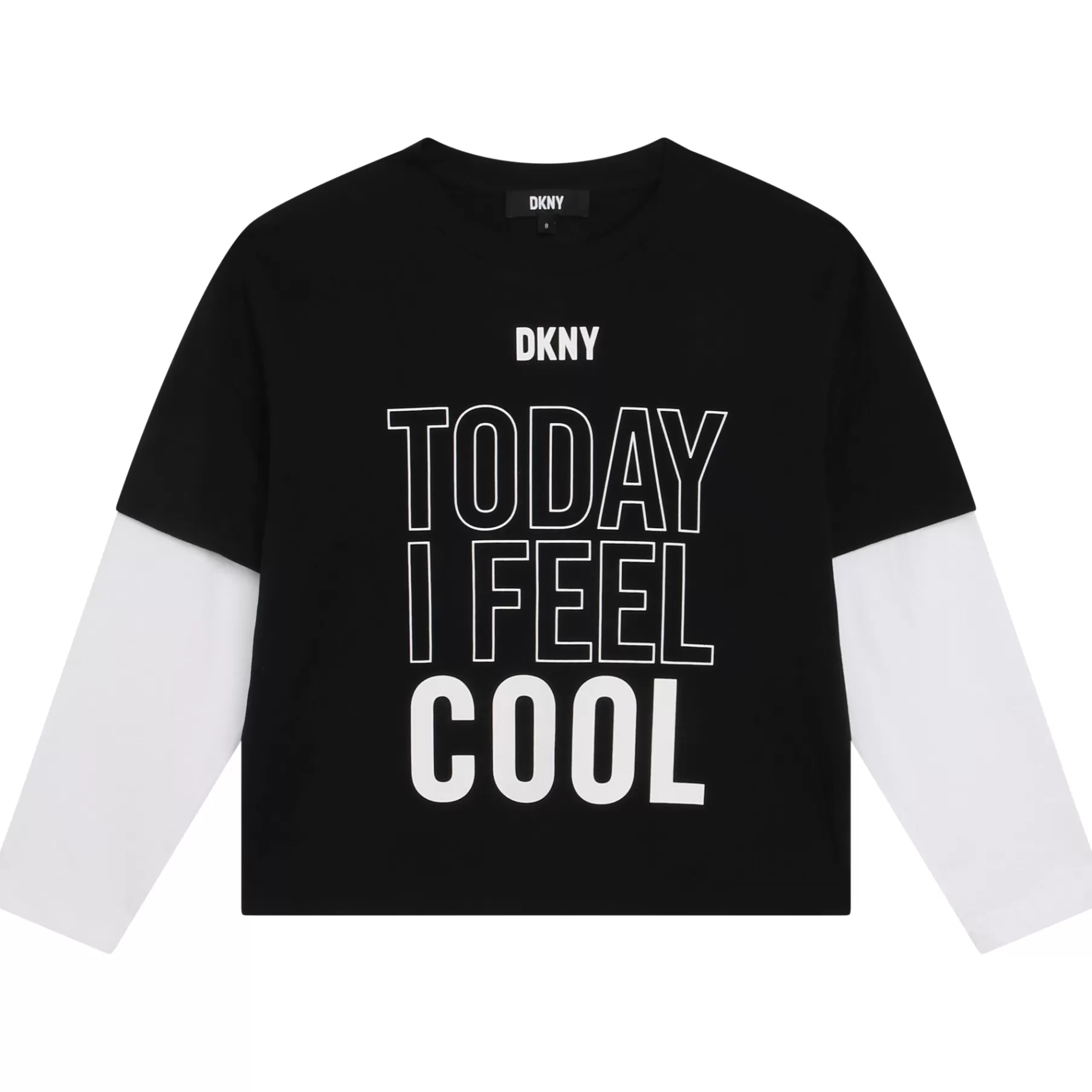 Fille DKNY T-Shirt A Manches Longues