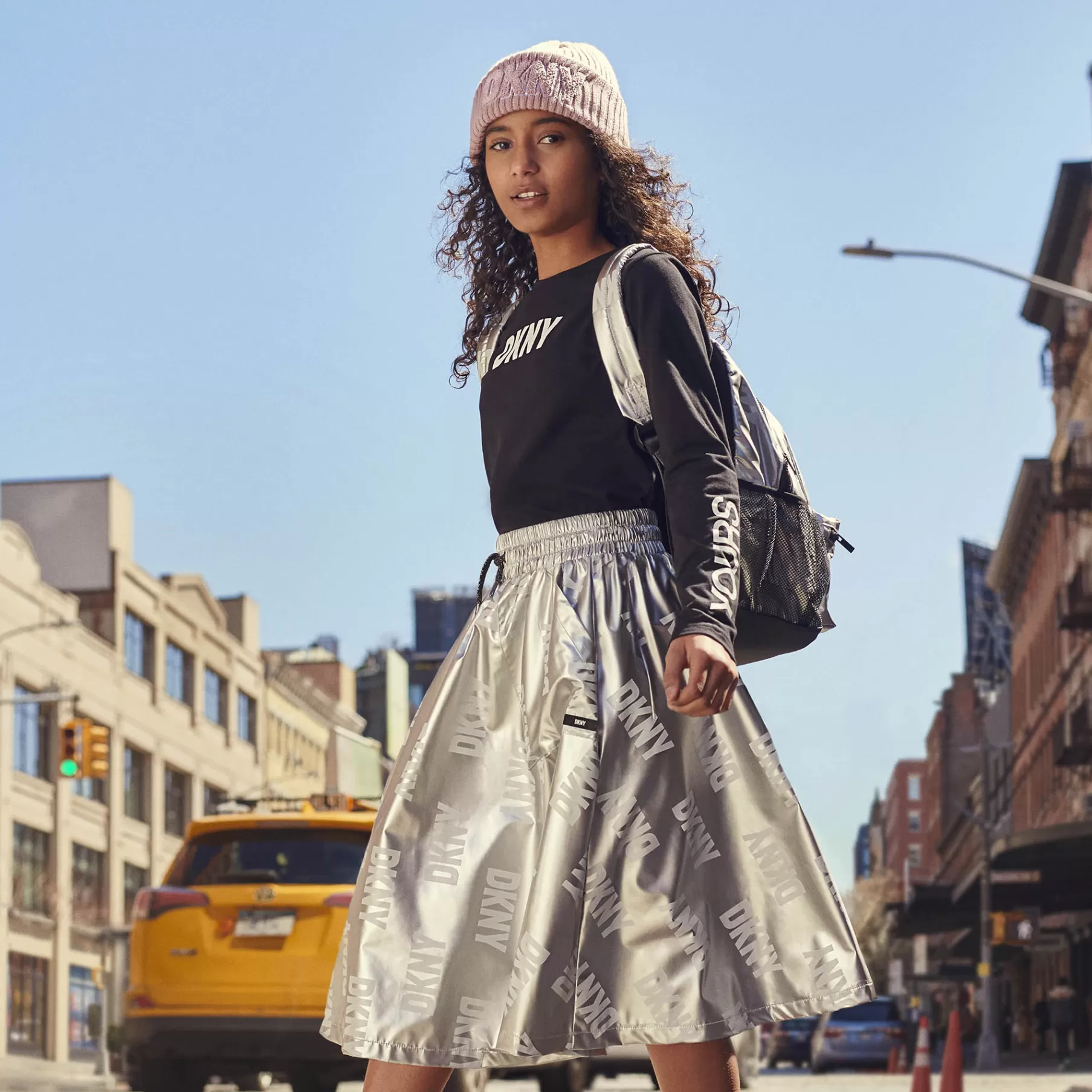 Fille DKNY T-Shirt A Manches Longues
