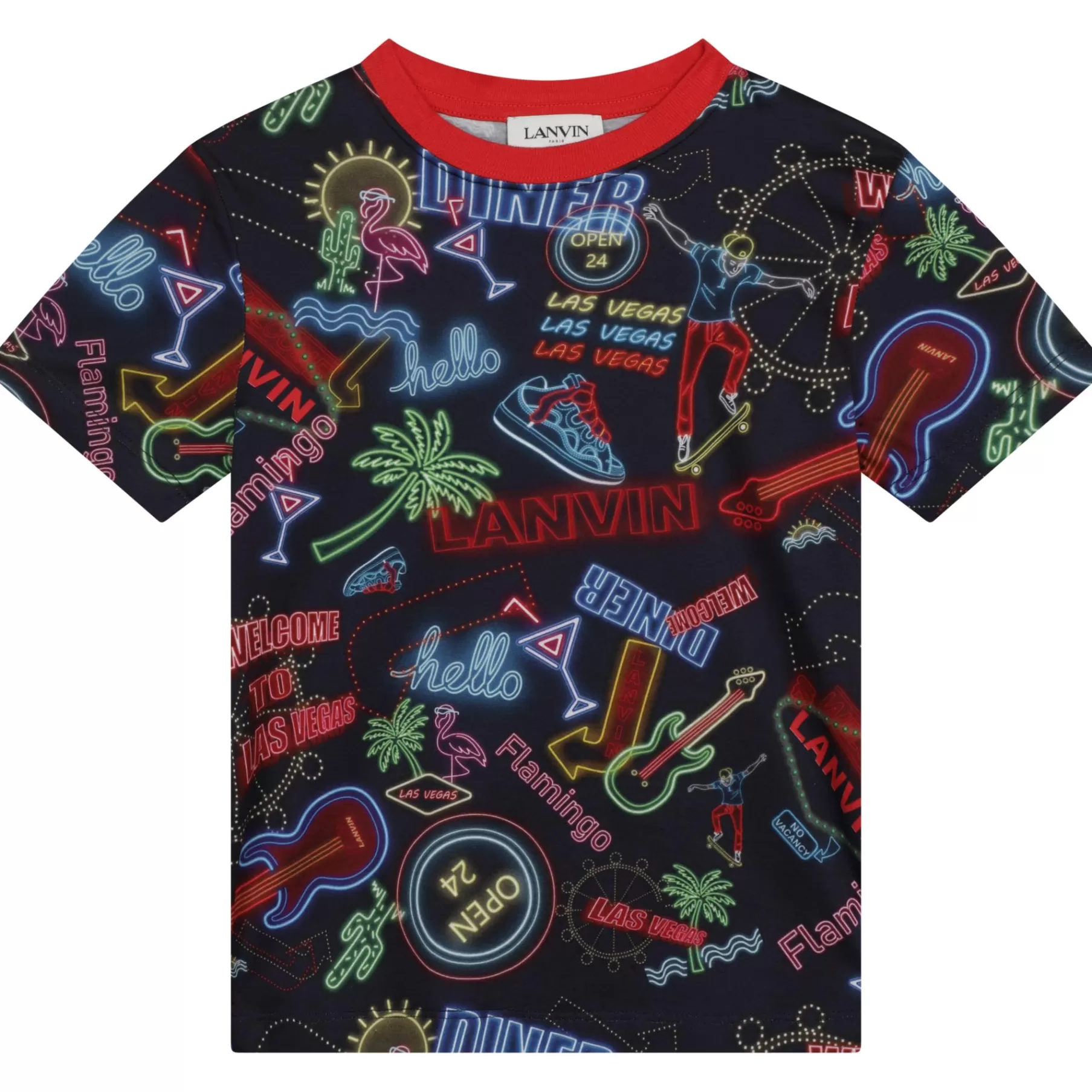 Garçon LANVIN T-Shirt A Motifs En Coton