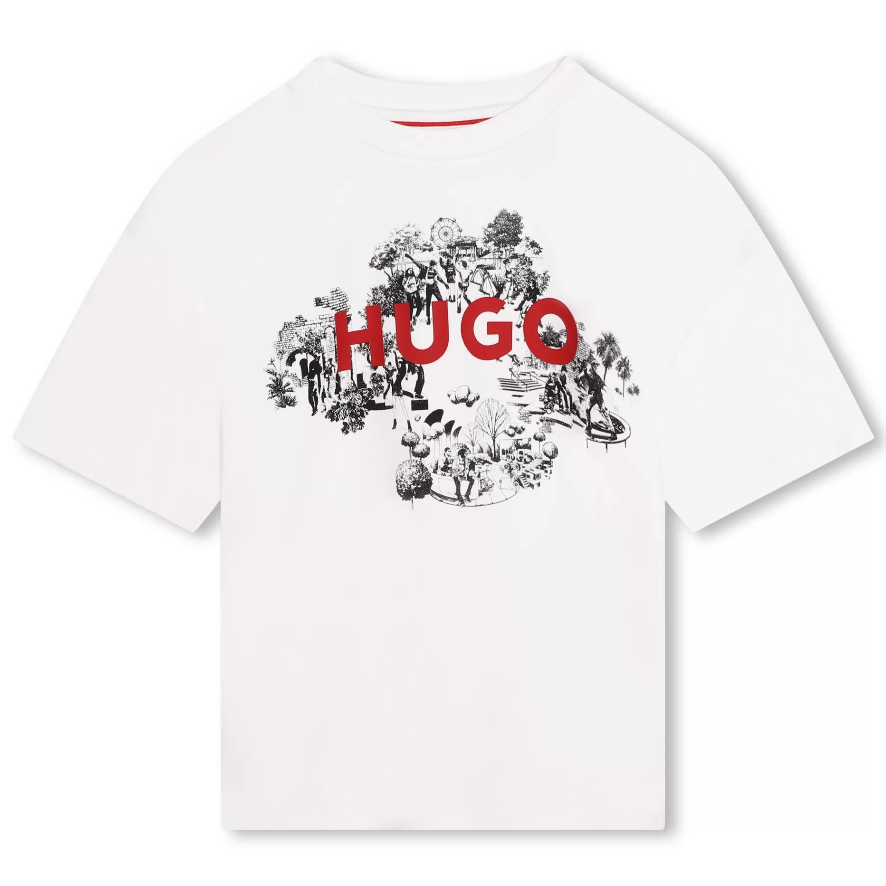 Garçon HUGO T-Shirt Avec Imprime Et Logo