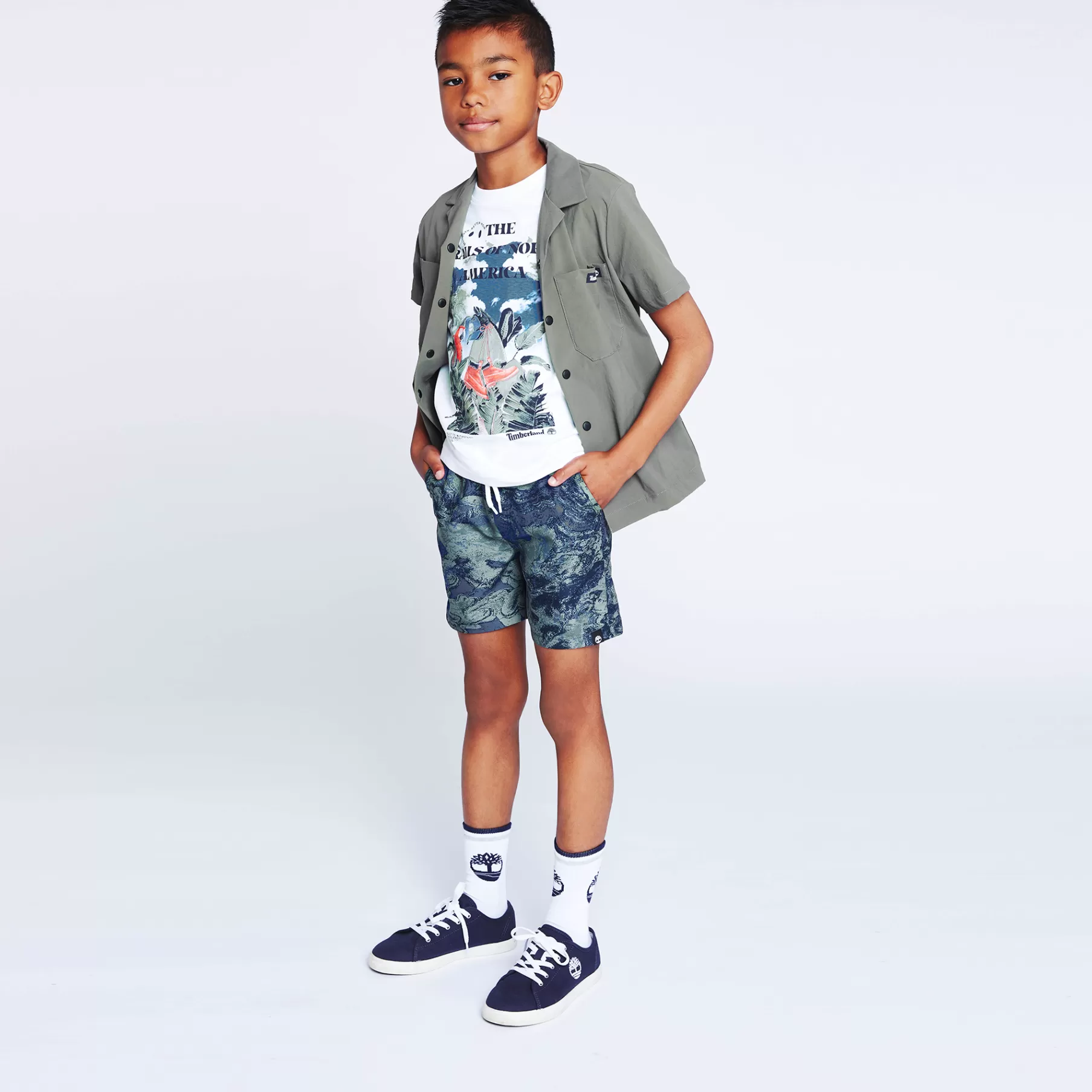 Garçon TIMBERLAND T-Shirt Avec Imprime Nature