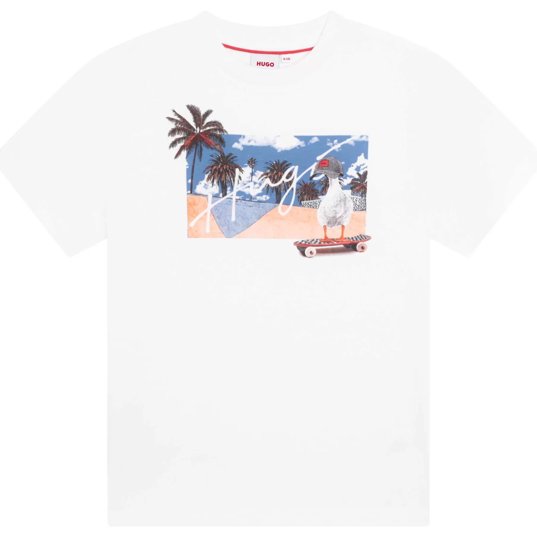 Garçon HUGO T-Shirt Avec Imprime Palmier