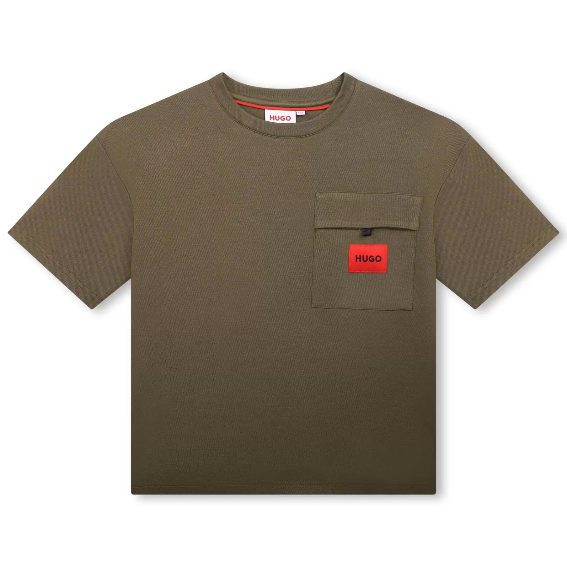 Garçon HUGO T-Shirt Avec Poche Plaquee