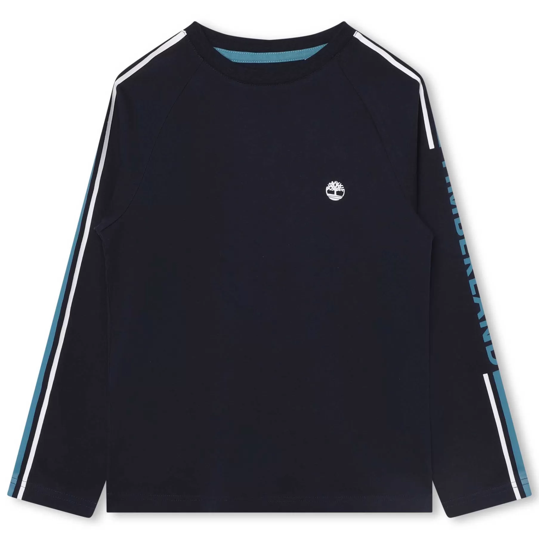 Garçon TIMBERLAND T-Shirt Avec Rayures Et Logo