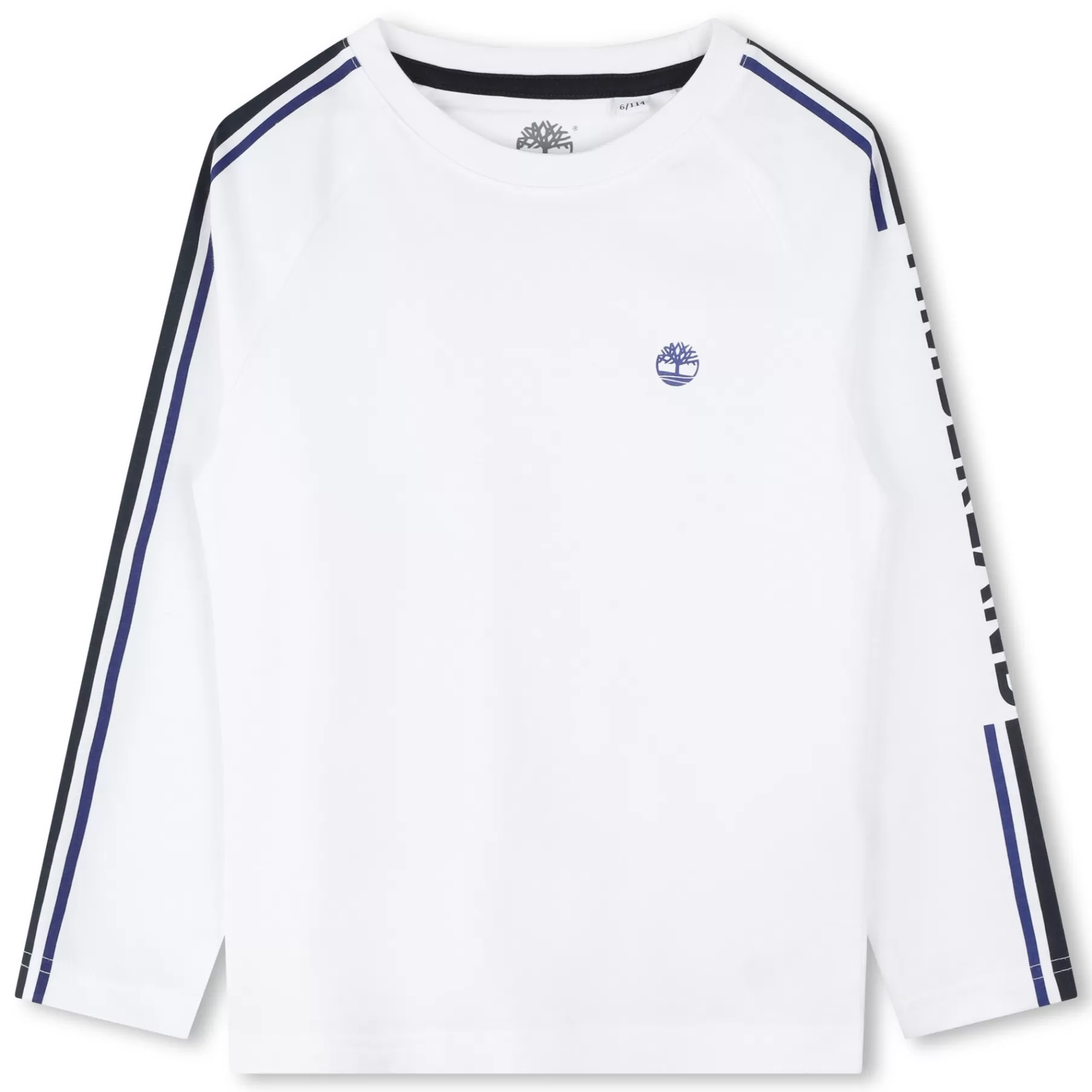 Garçon TIMBERLAND T-Shirt Avec Rayures Et Logo