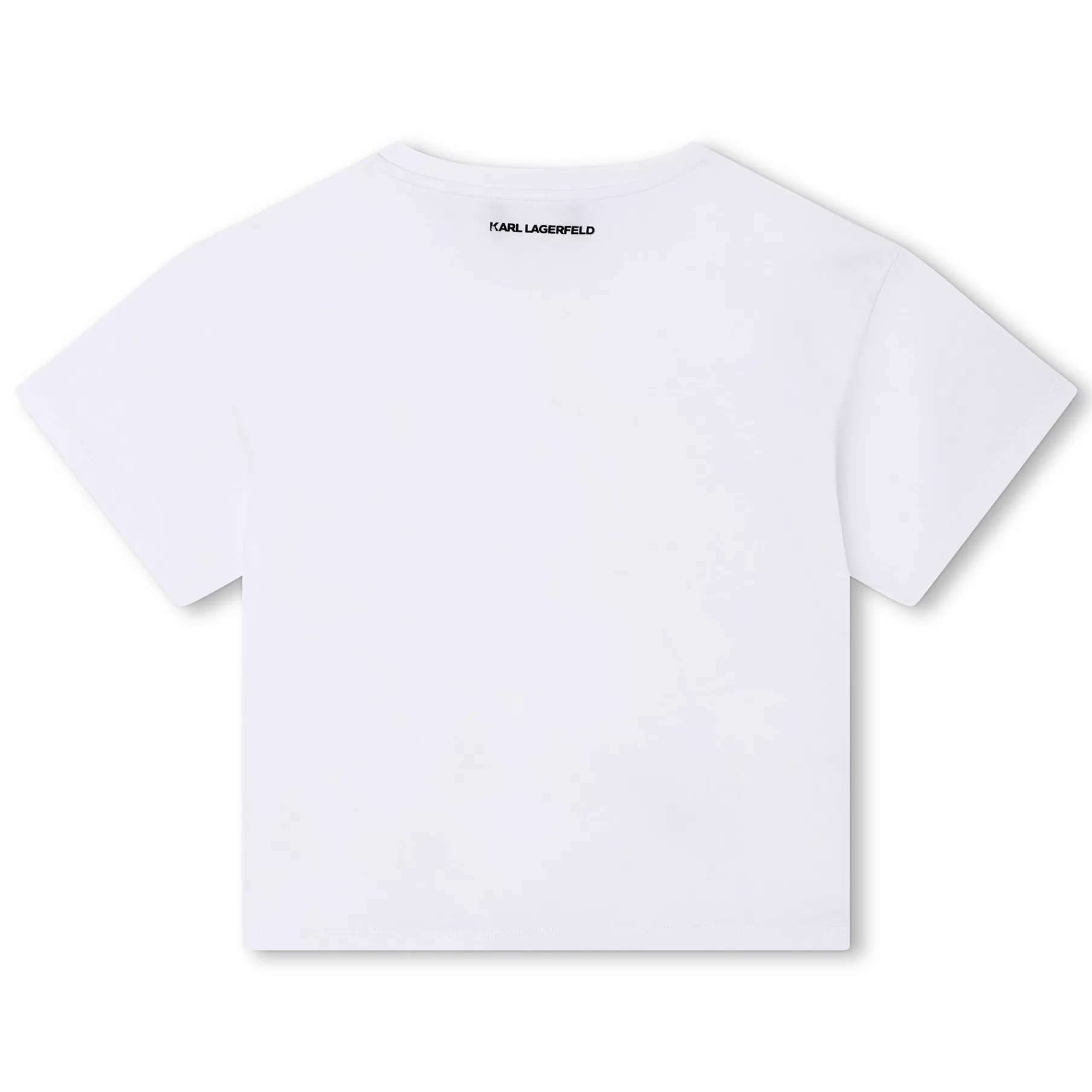 Fille KARL LAGERFELD KIDS T-Shirt Brode En Coton