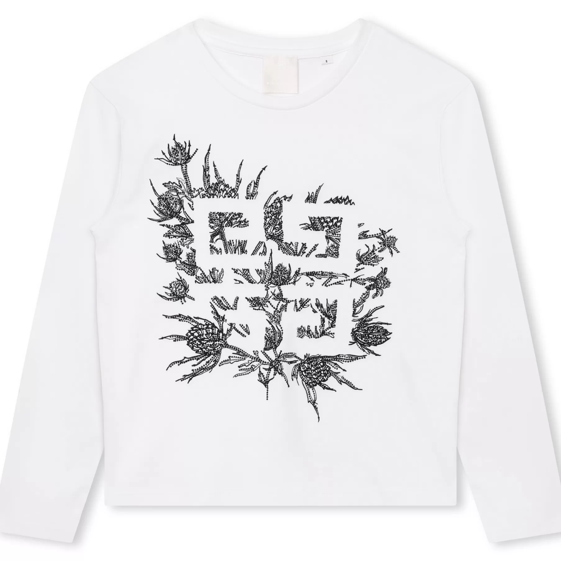 Fille GIVENCHY T-Shirt Broderie Chardon