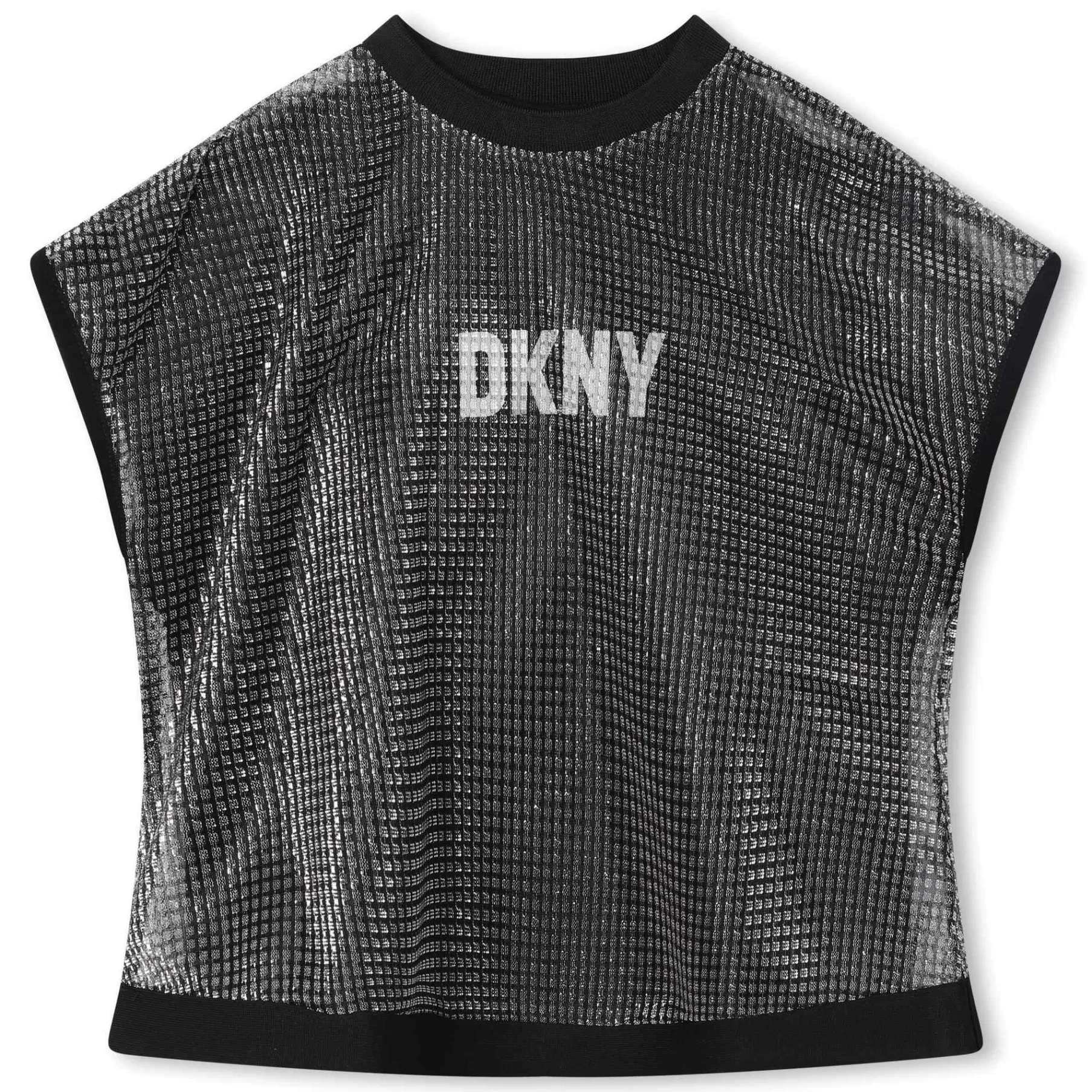 Fille DKNY T-Shirt Ceremonie En Resille