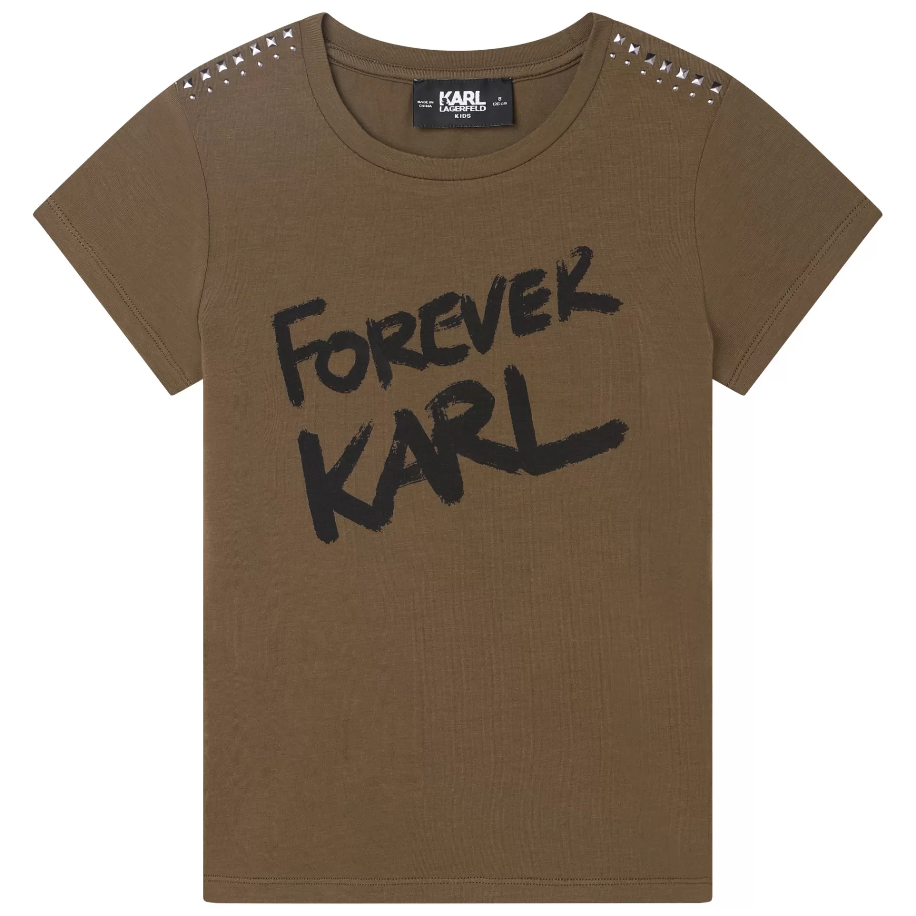 Fille KARL LAGERFELD KIDS T-Shirt Coton Manches Courtes