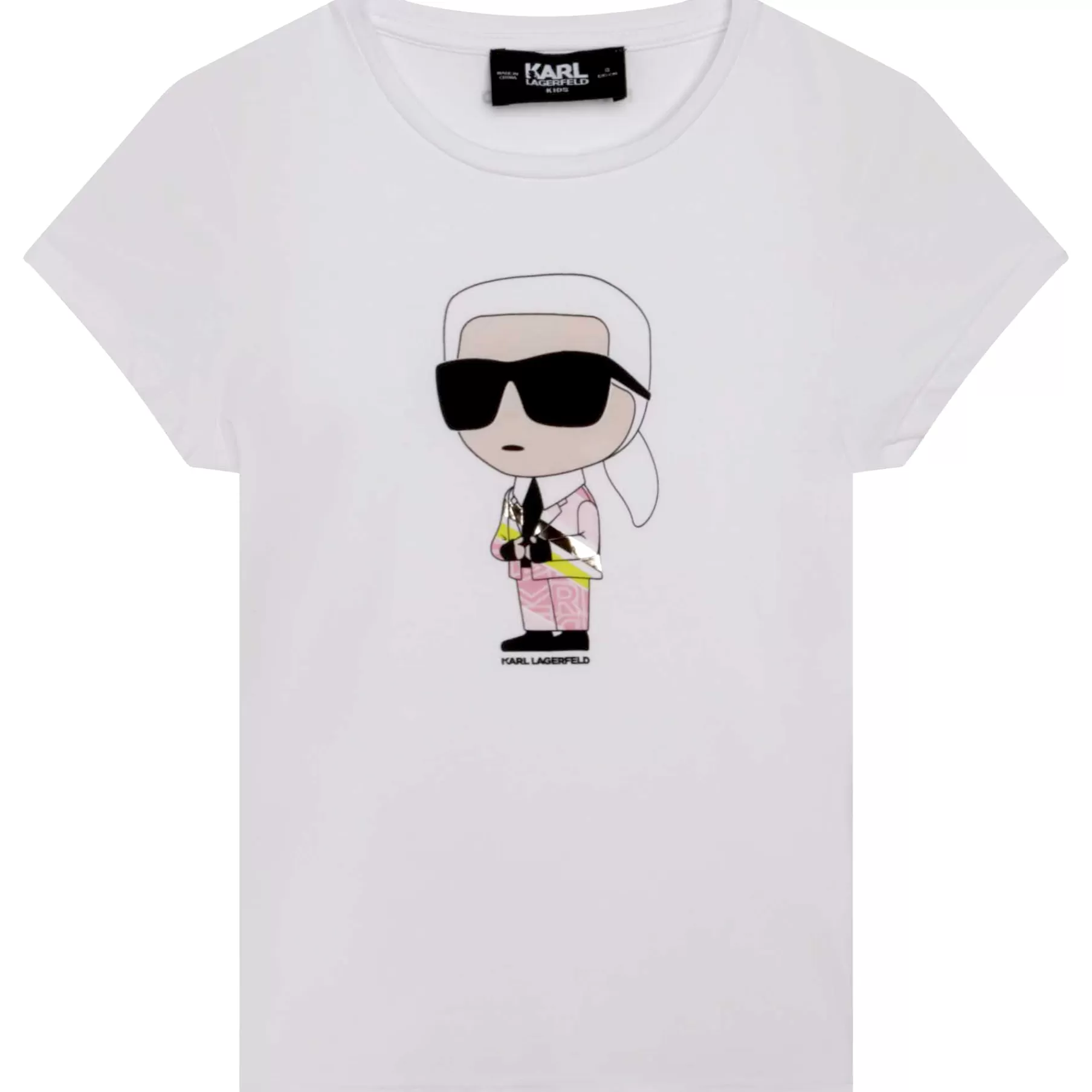Fille KARL LAGERFELD KIDS T-Shirt Coton Manches Courtes