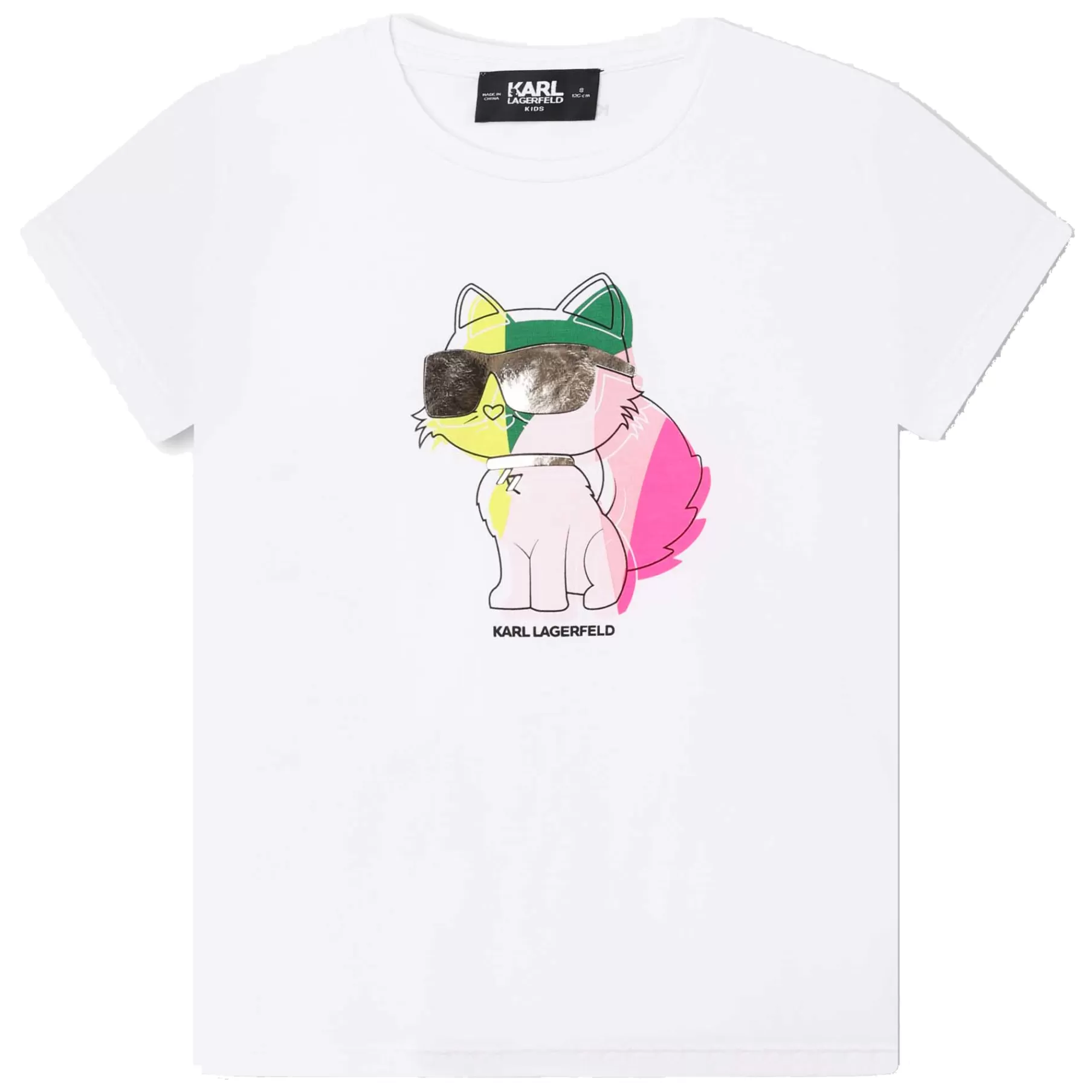 Fille KARL LAGERFELD KIDS T-Shirt Coton Manches Courtes