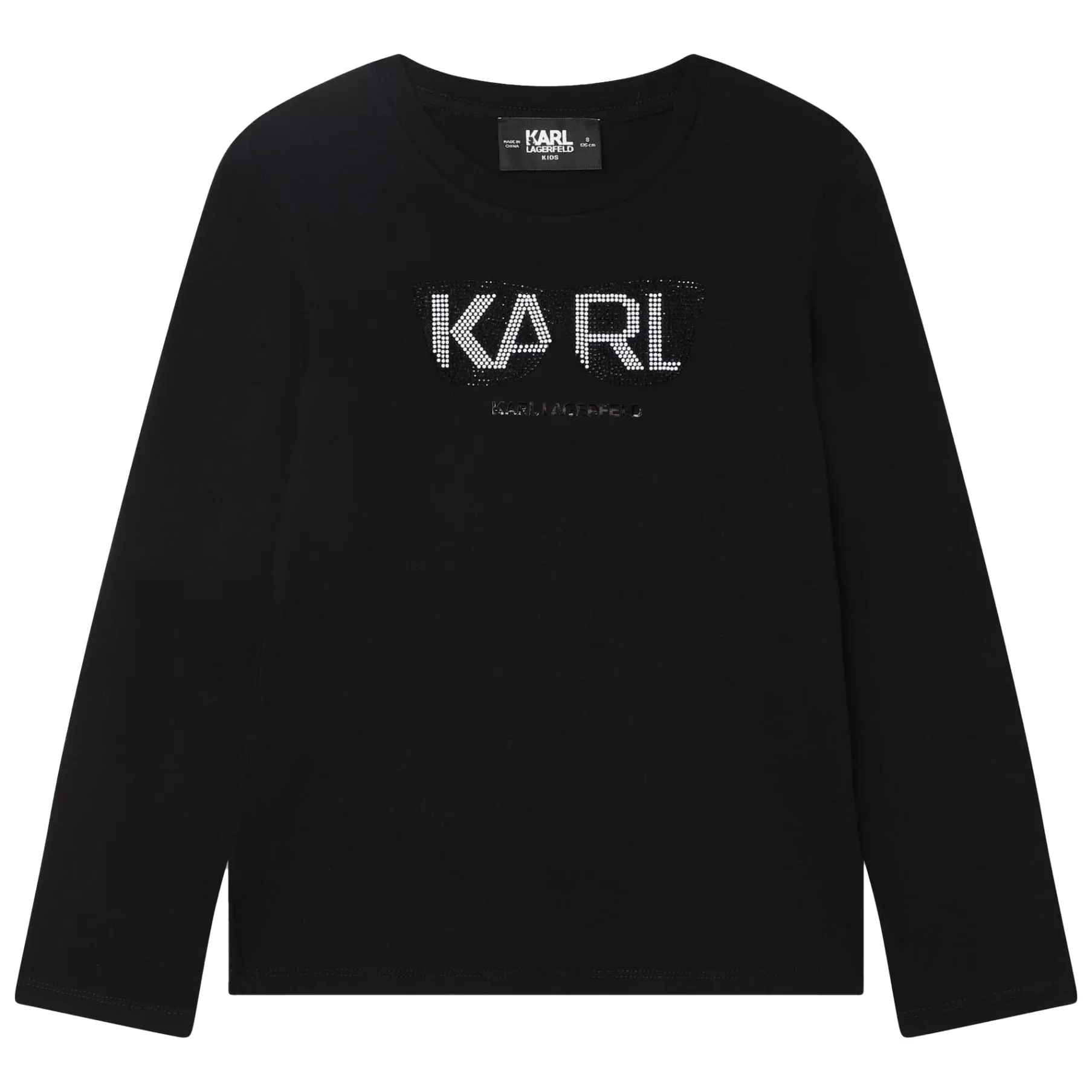 Fille KARL LAGERFELD KIDS T-Shirt Coton Manches Longues