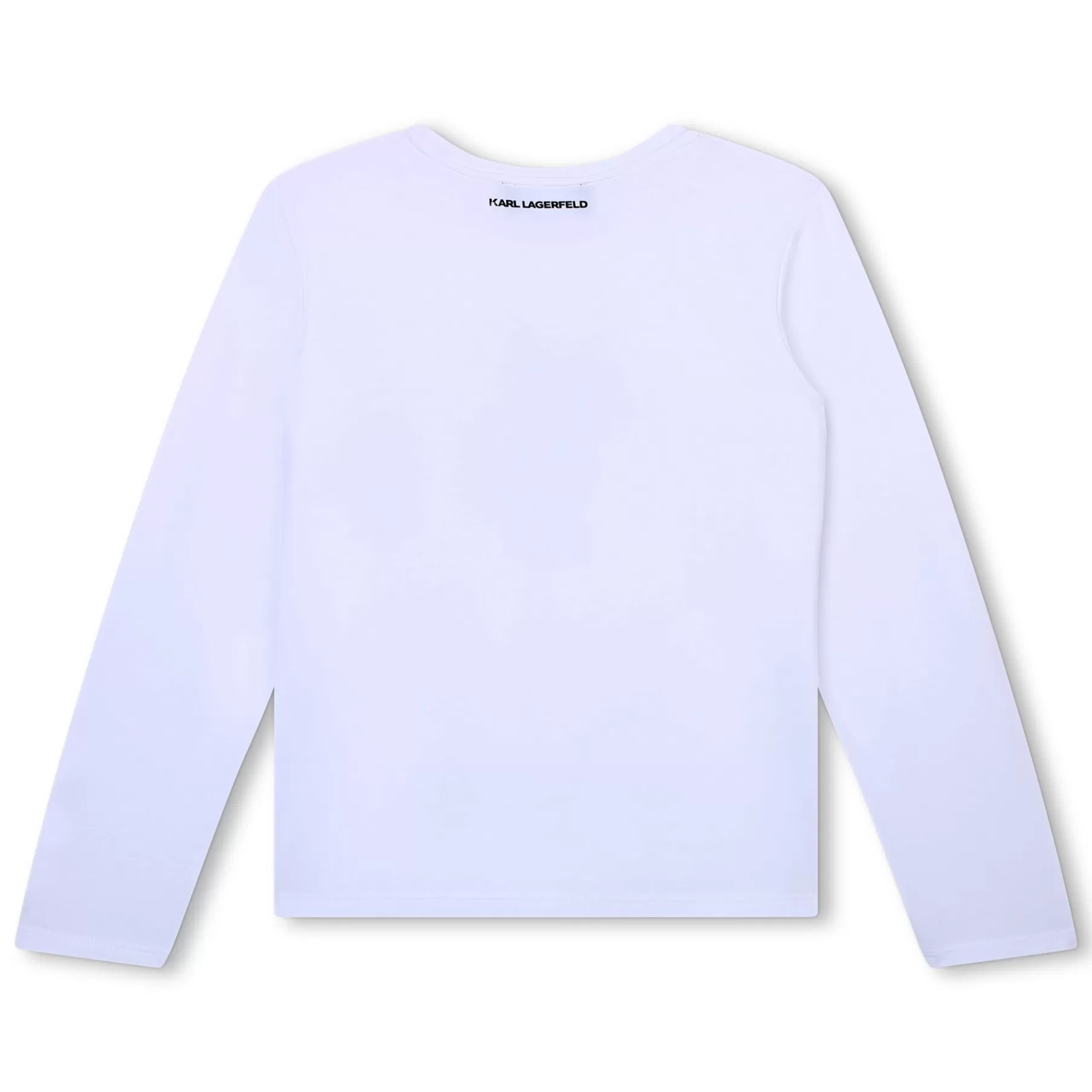 Fille KARL LAGERFELD KIDS T-Shirt Coton Motif En Strass