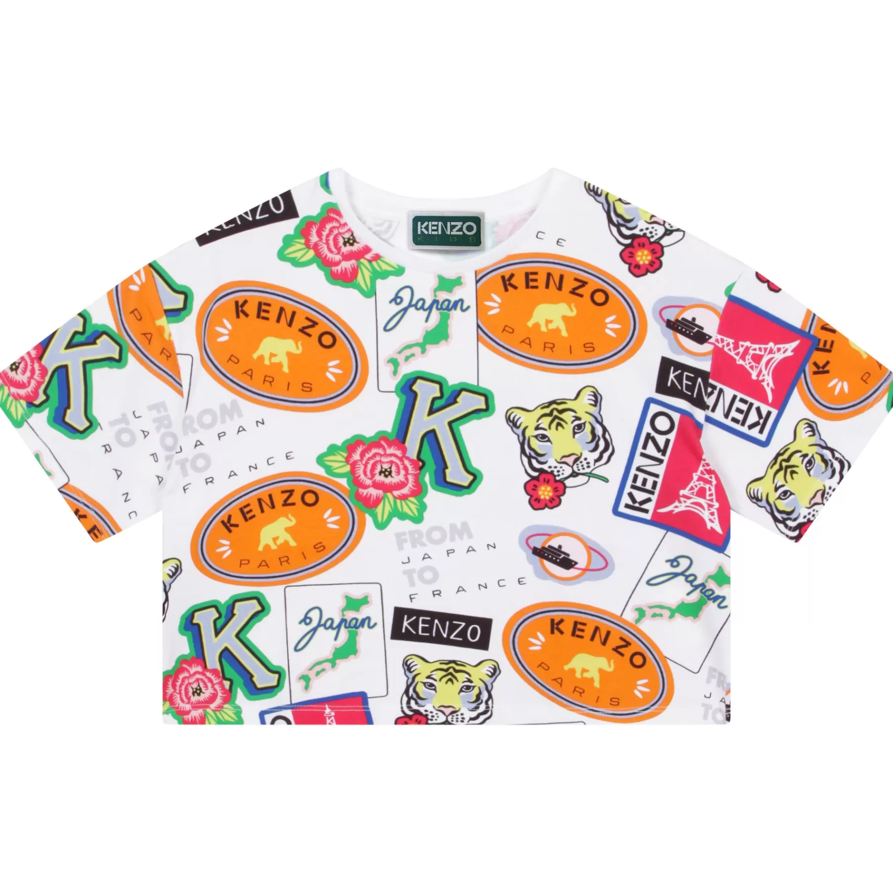 Fille KENZO KIDS T-Shirt Court Imprime
