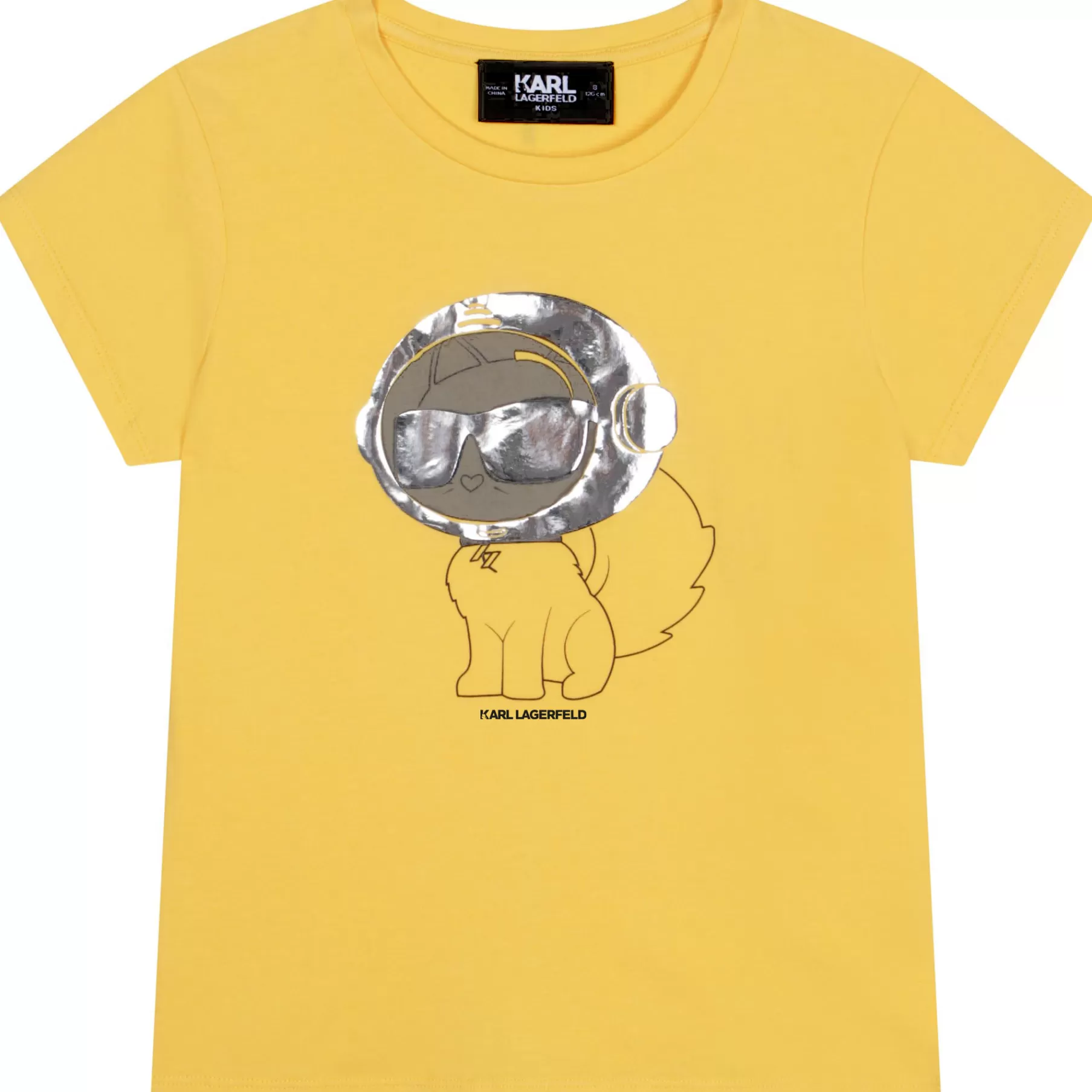 Fille KARL LAGERFELD KIDS T-Shirt En Coton Et Modal
