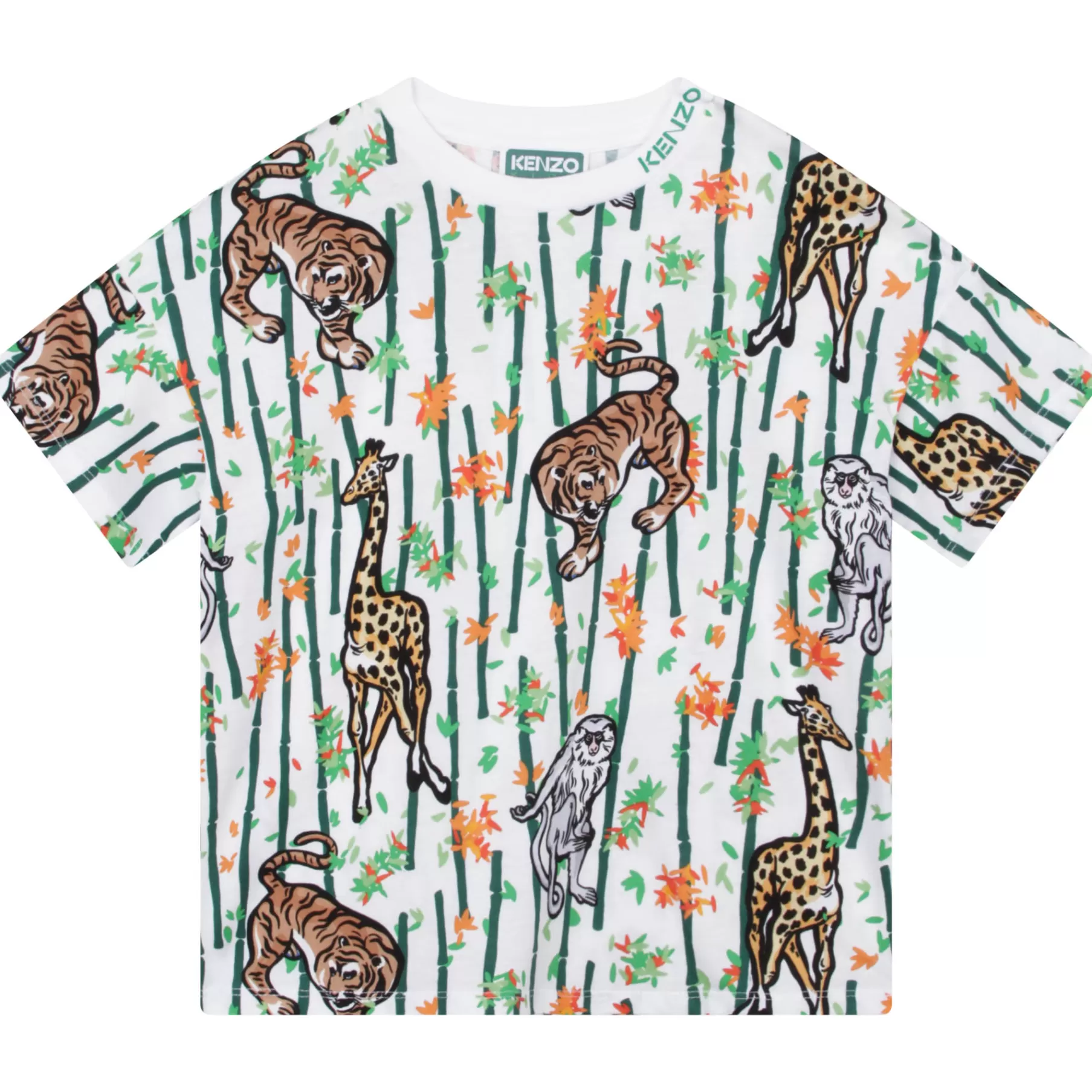 Garçon KENZO KIDS T-Shirt En Coton Imprime