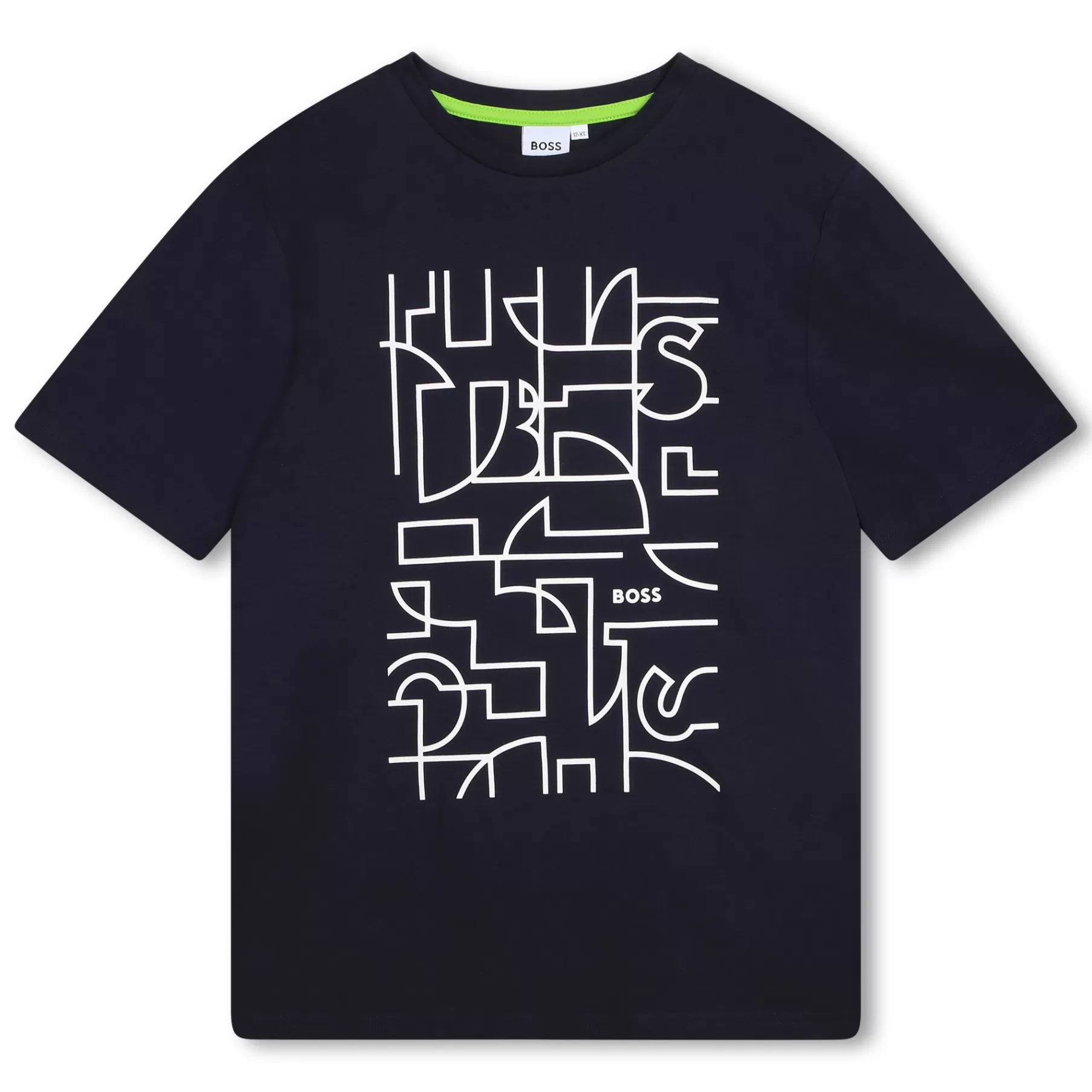Garçon BOSS T-Shirt En Coton Imprime Place