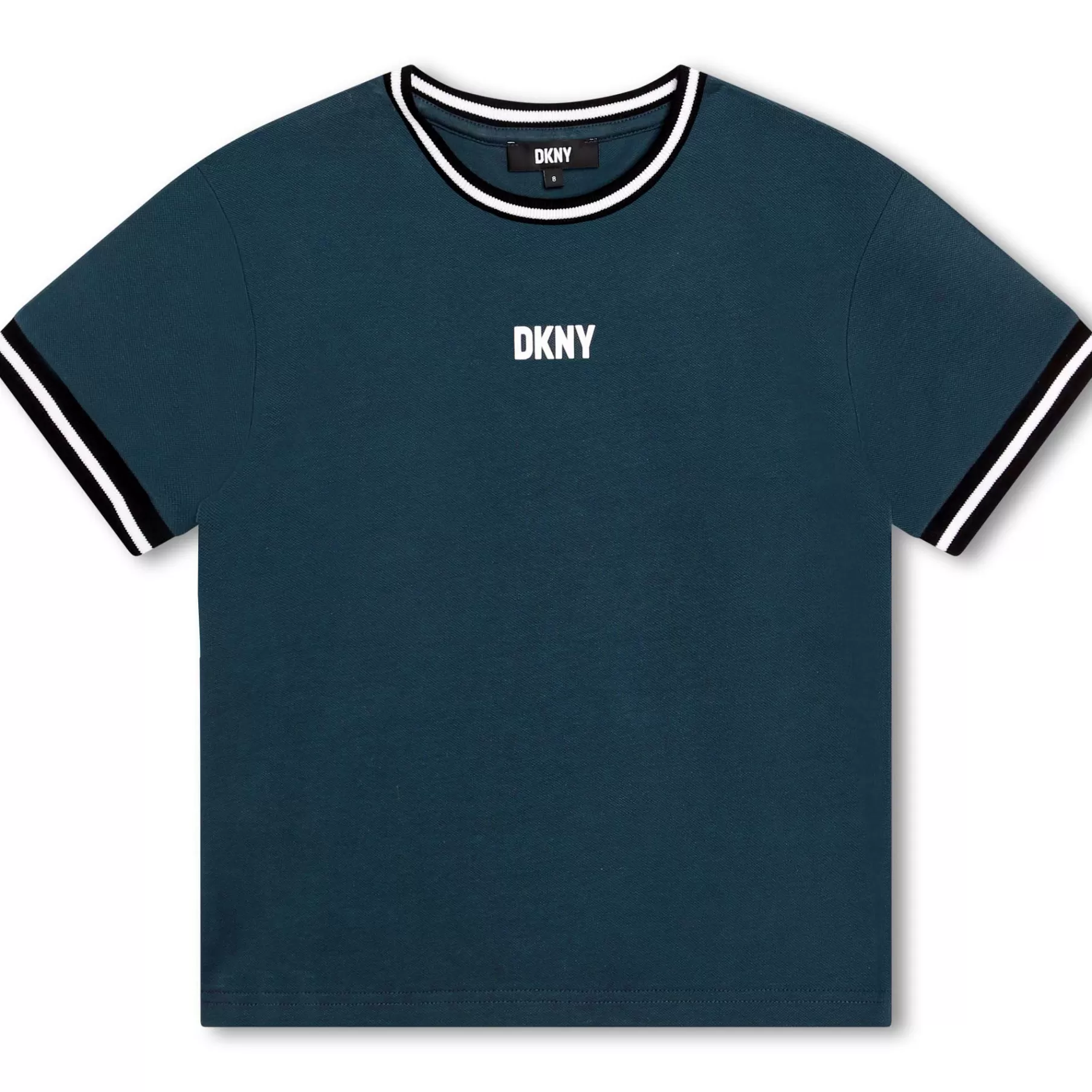 Garçon DKNY T-Shirt En Coton Majoritaire