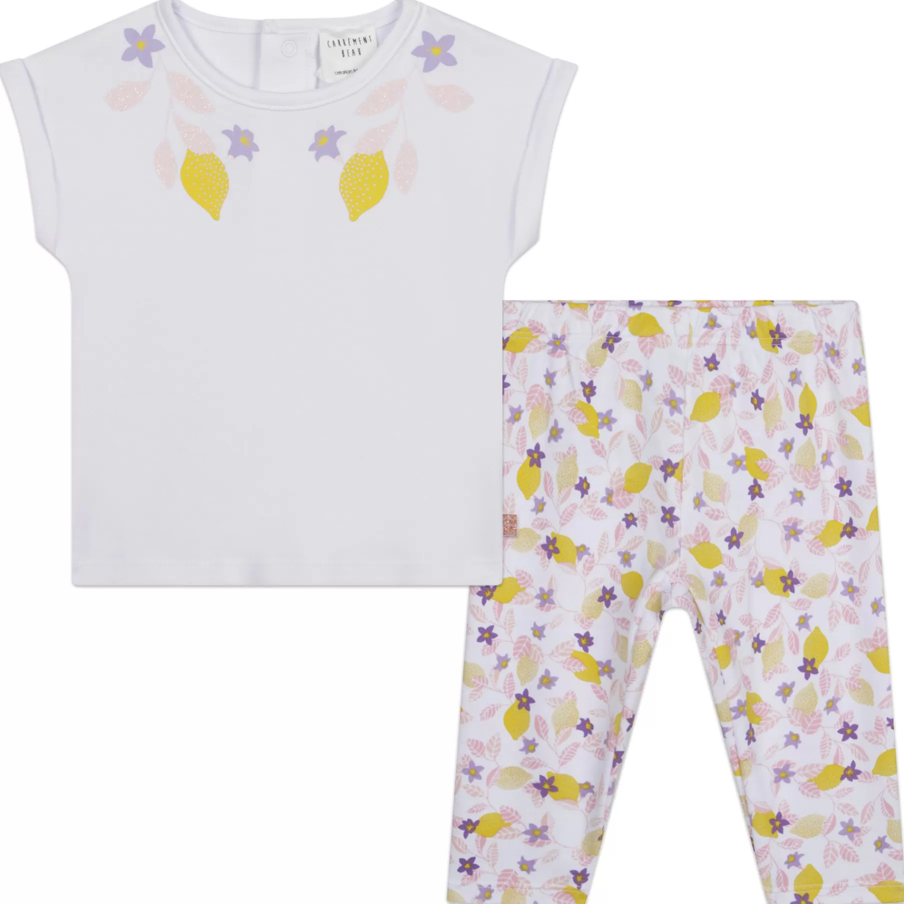 Fille CARREMENT BEAU T-Shirt Et Legging En Coton