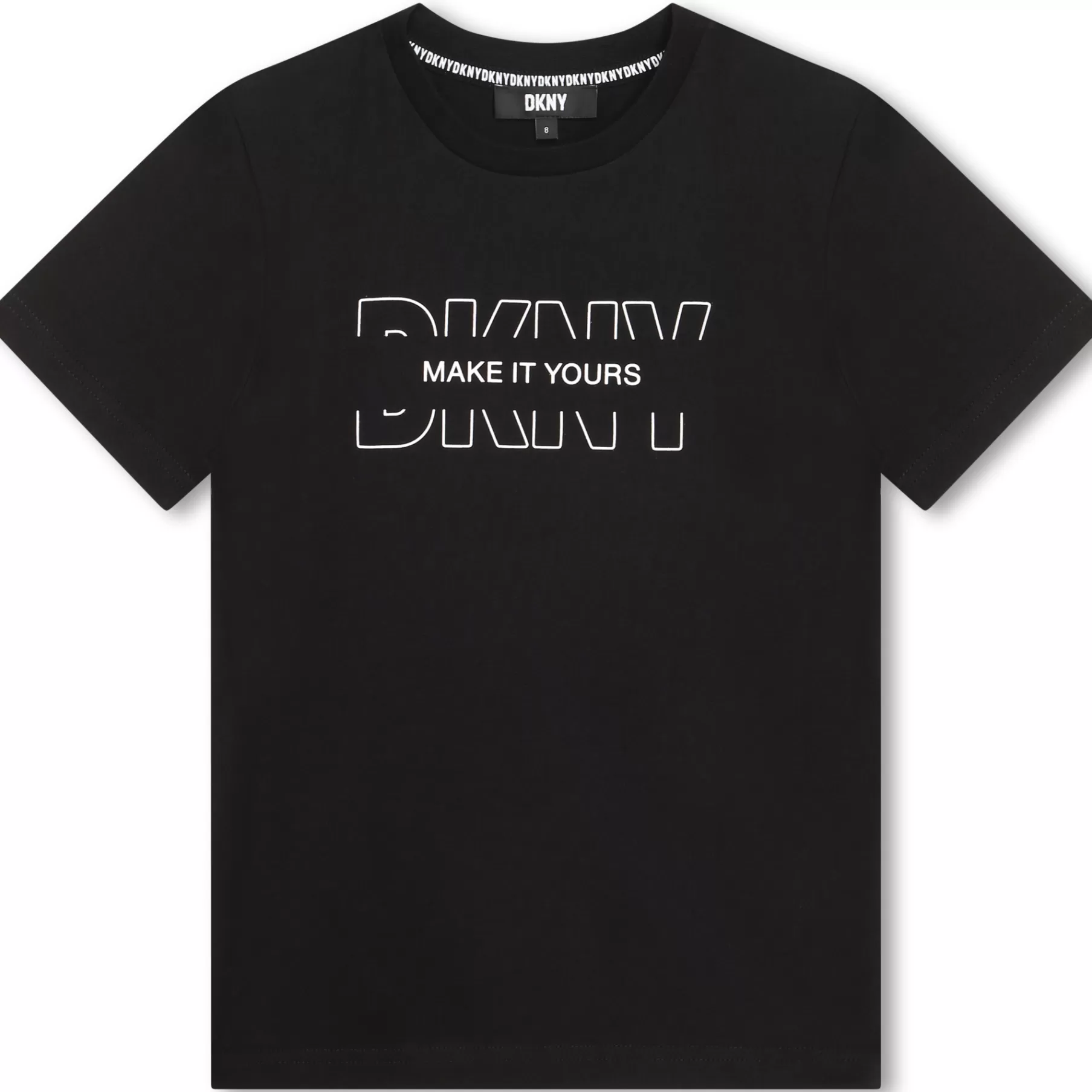 Garçon DKNY T-Shirt Imprime Contrastant