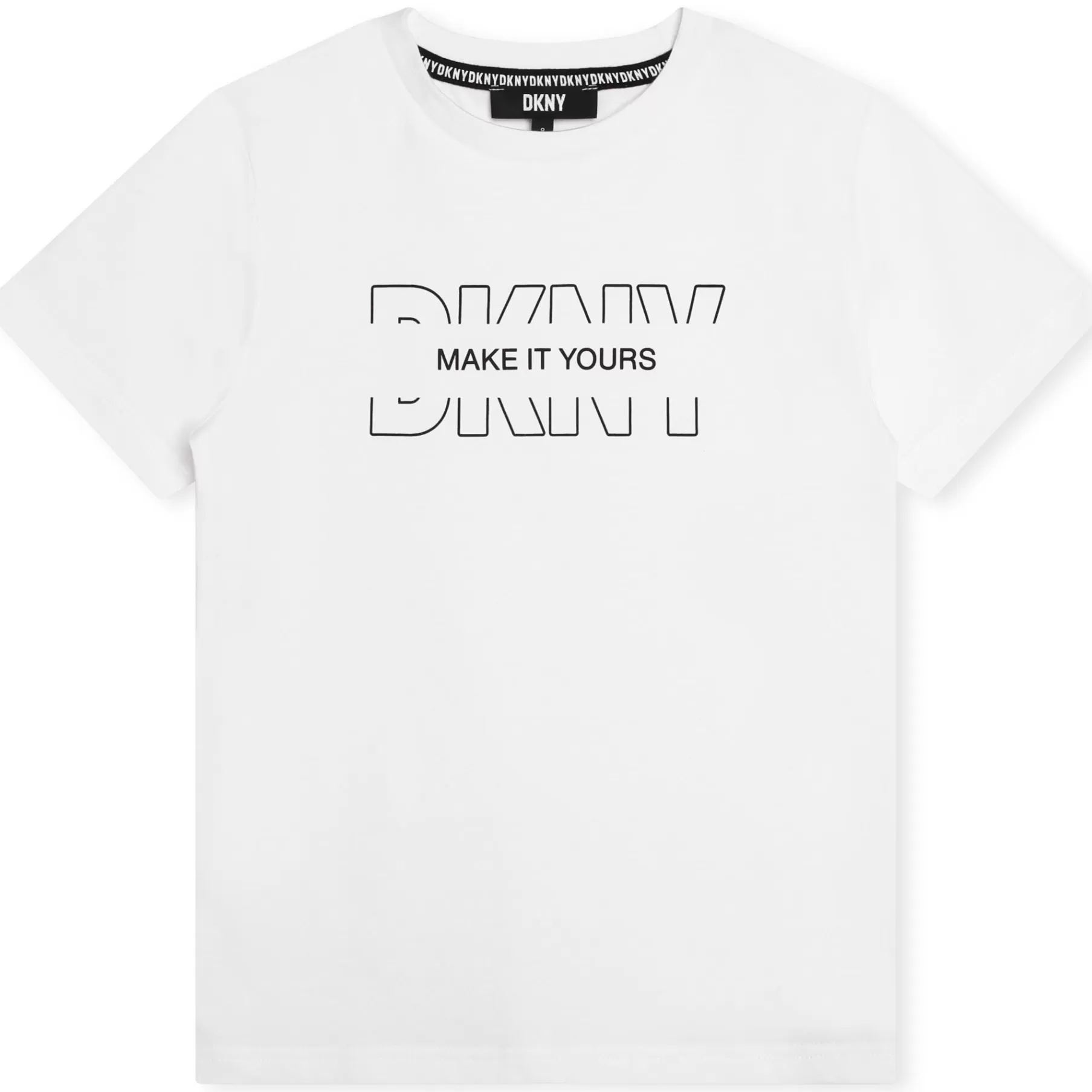 Garçon DKNY T-Shirt Imprime Contrastant