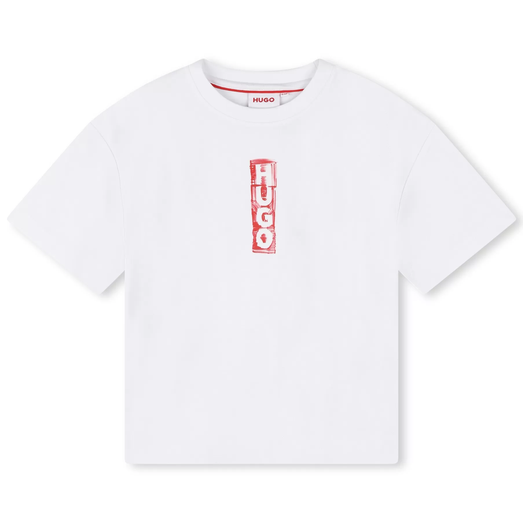 Garçon HUGO T-Shirt Imprime Devant Et Dos