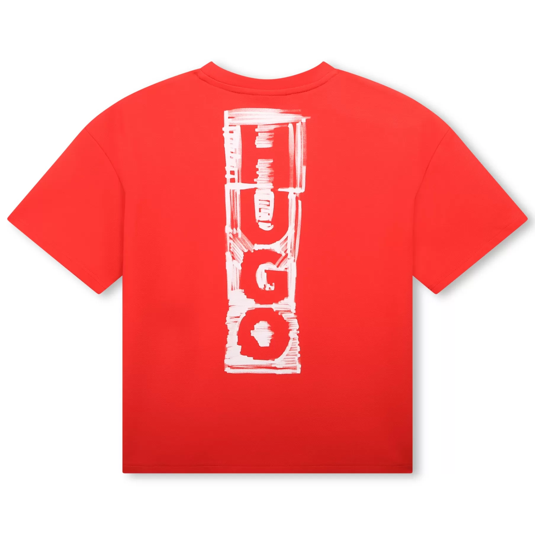 Garçon HUGO T-Shirt Imprime Devant Et Dos