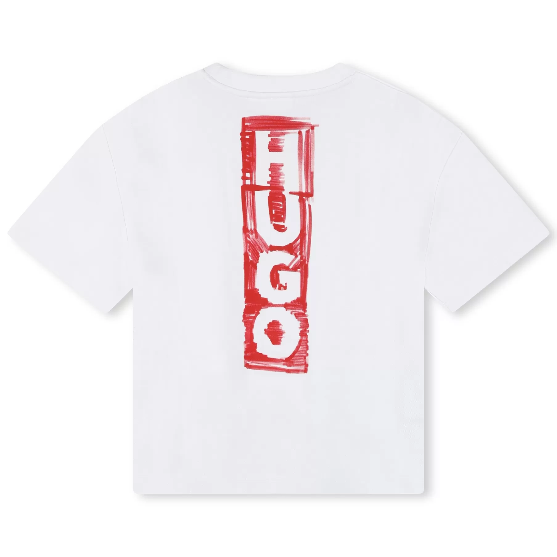 Garçon HUGO T-Shirt Imprime Devant Et Dos