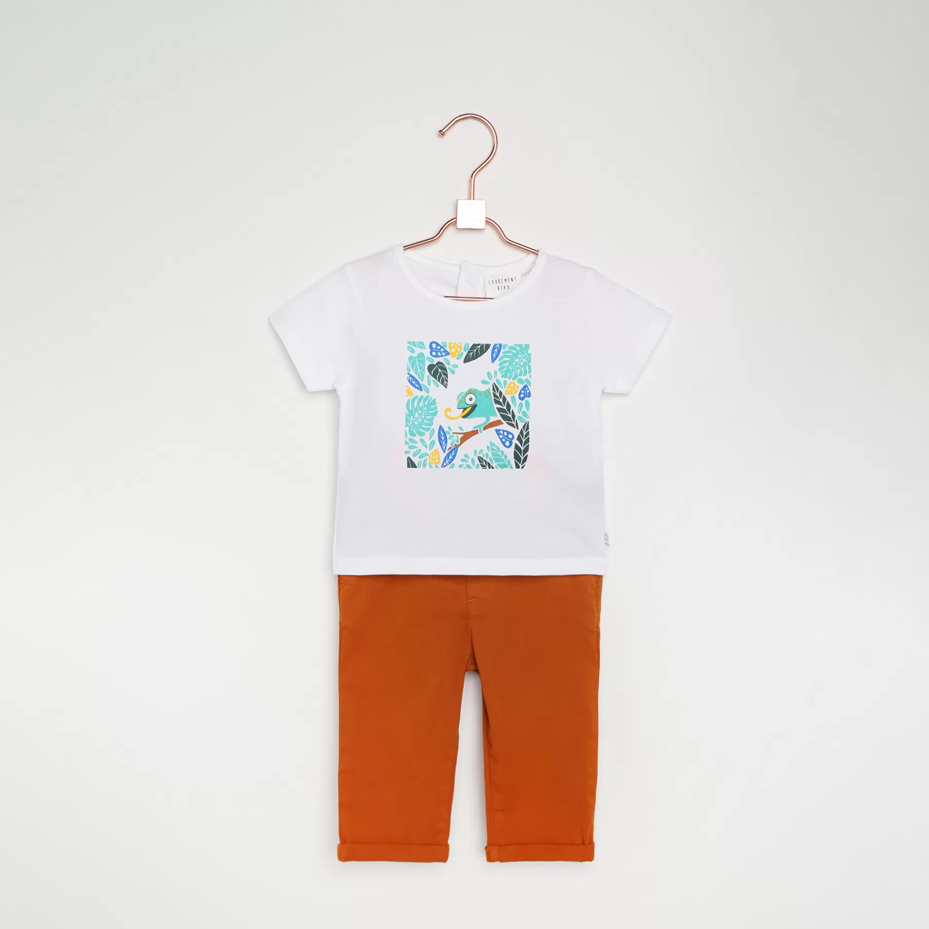 Garçon CARREMENT BEAU T-Shirt Imprime Lezard Carre