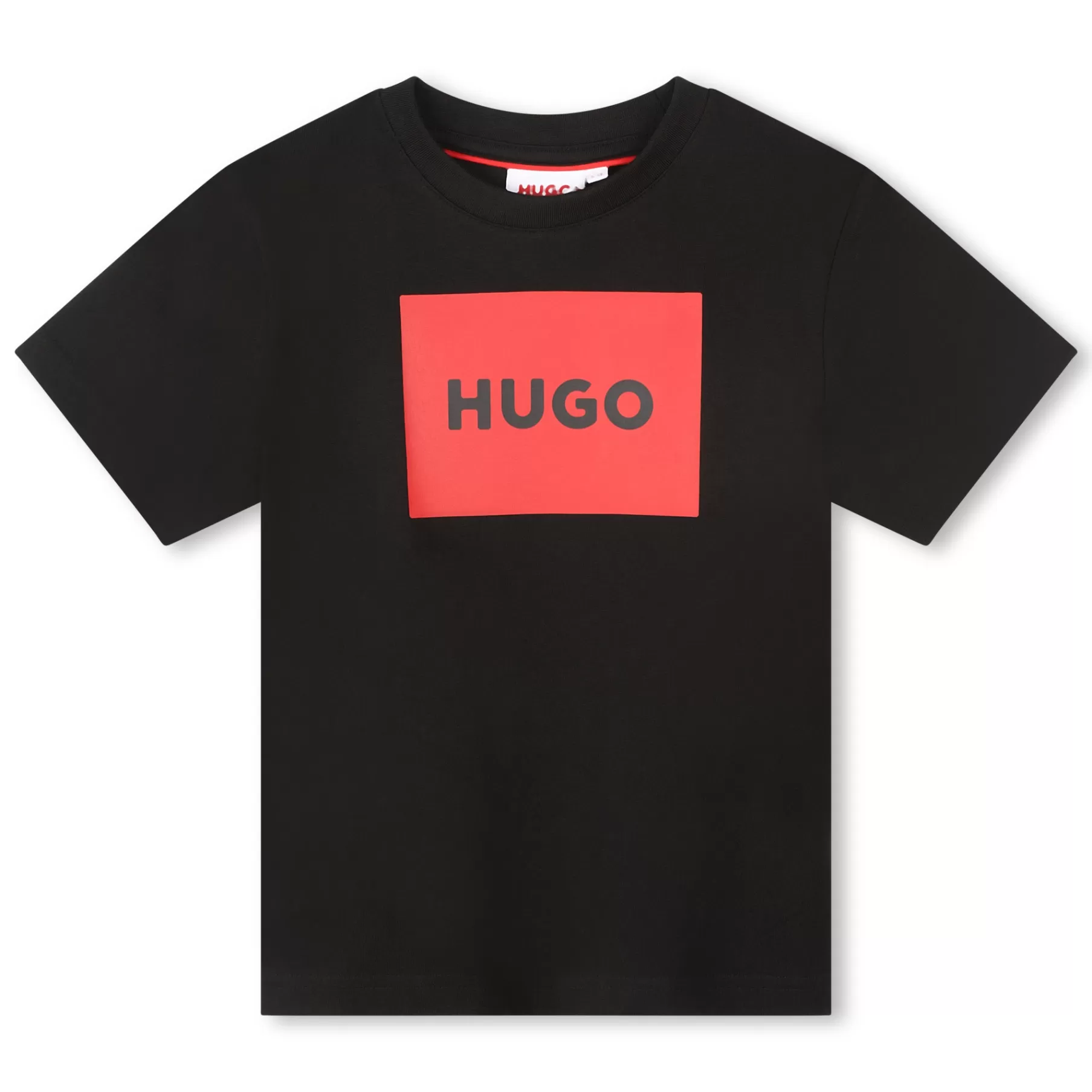 Garçon HUGO T-Shirt Imprime Logo Encadre