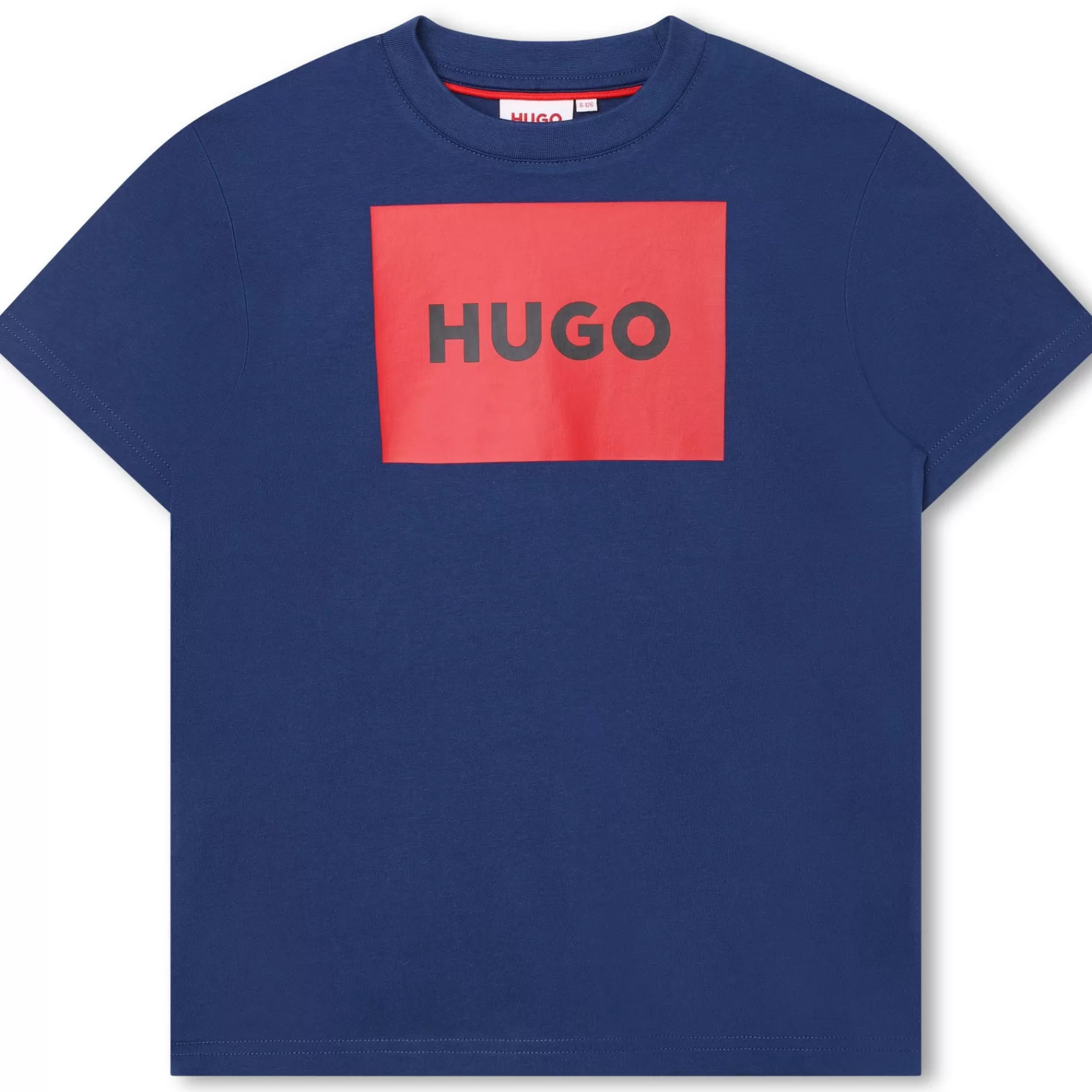 Garçon HUGO T-Shirt Imprime Logo Encadre