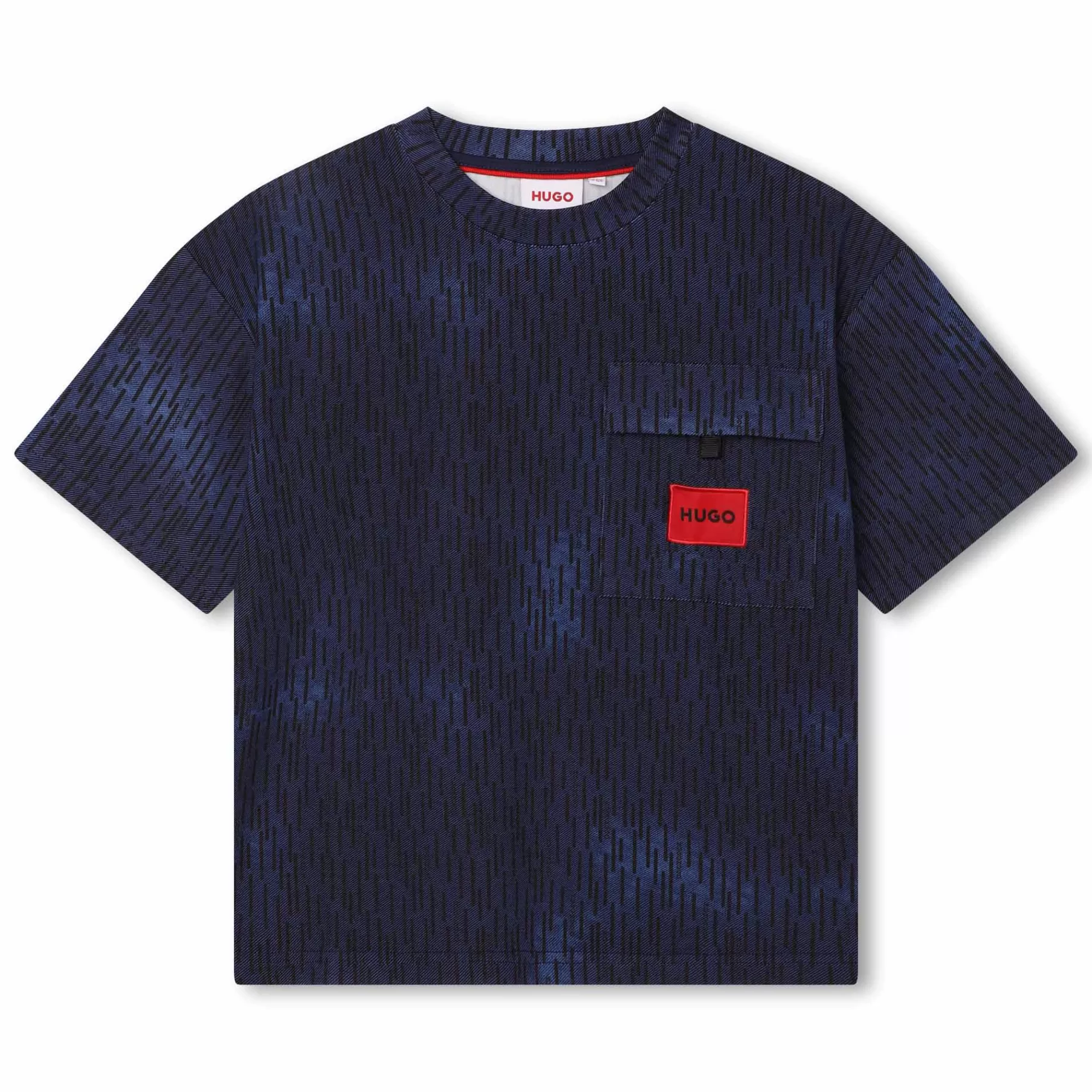 Garçon HUGO T-Shirt Imprime Poche Poitrine