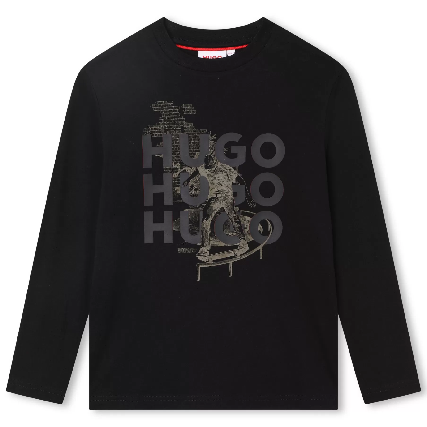 Garçon HUGO T-Shirt Imprime Skateboard