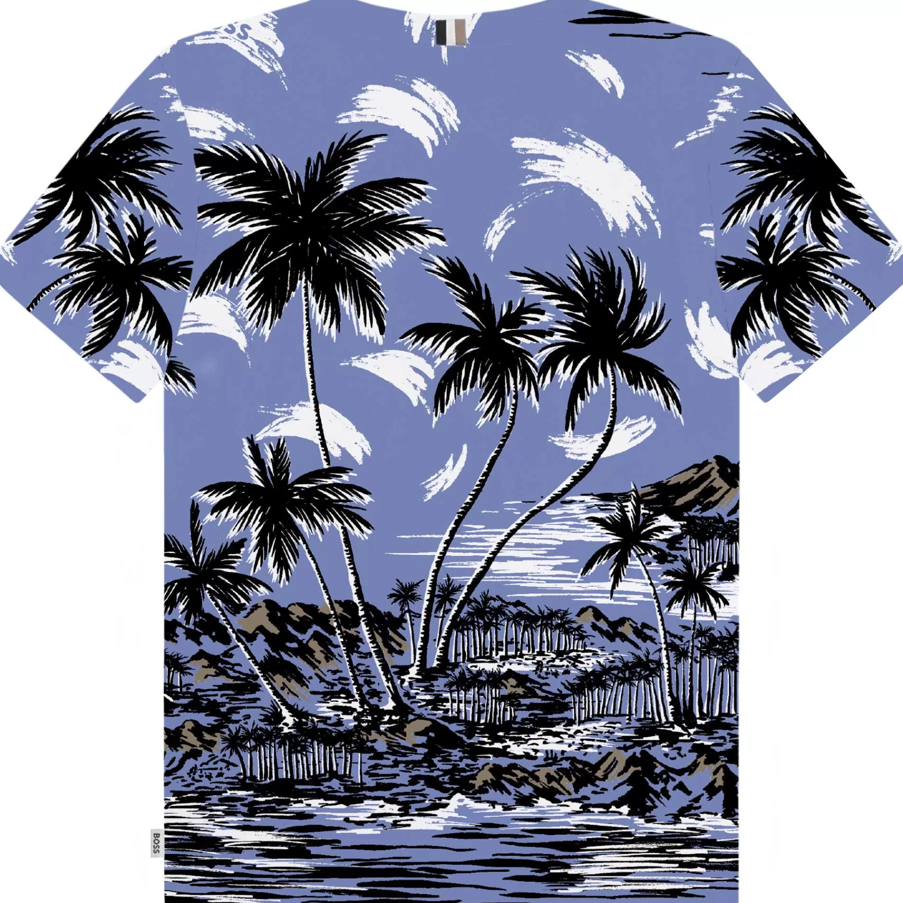 Garçon BOSS T-Shirt Imprime Tropical