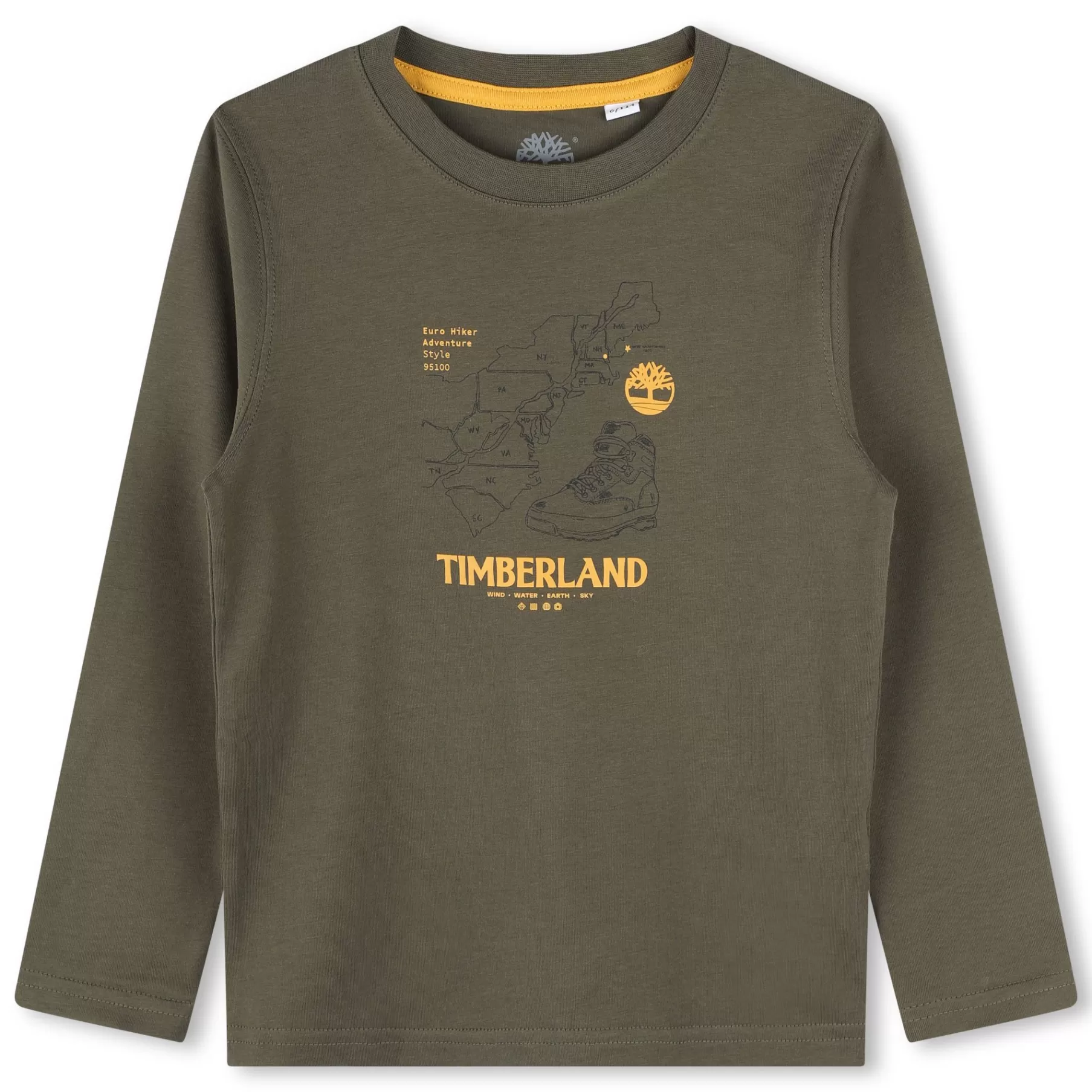 Garçon TIMBERLAND T-Shirt Imprime Yellow Boot