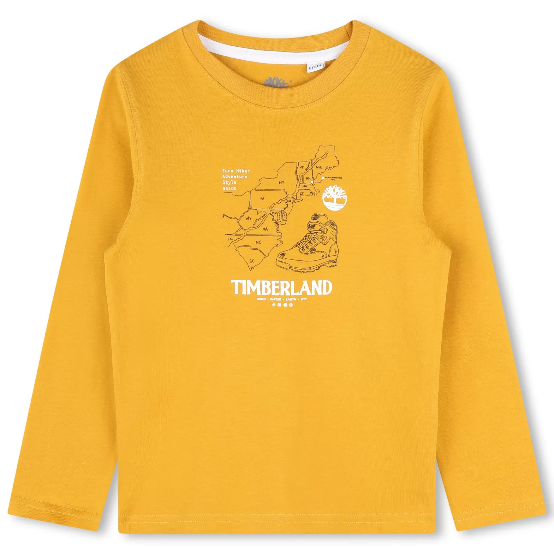 Garçon TIMBERLAND T-Shirt Imprime Yellow Boot