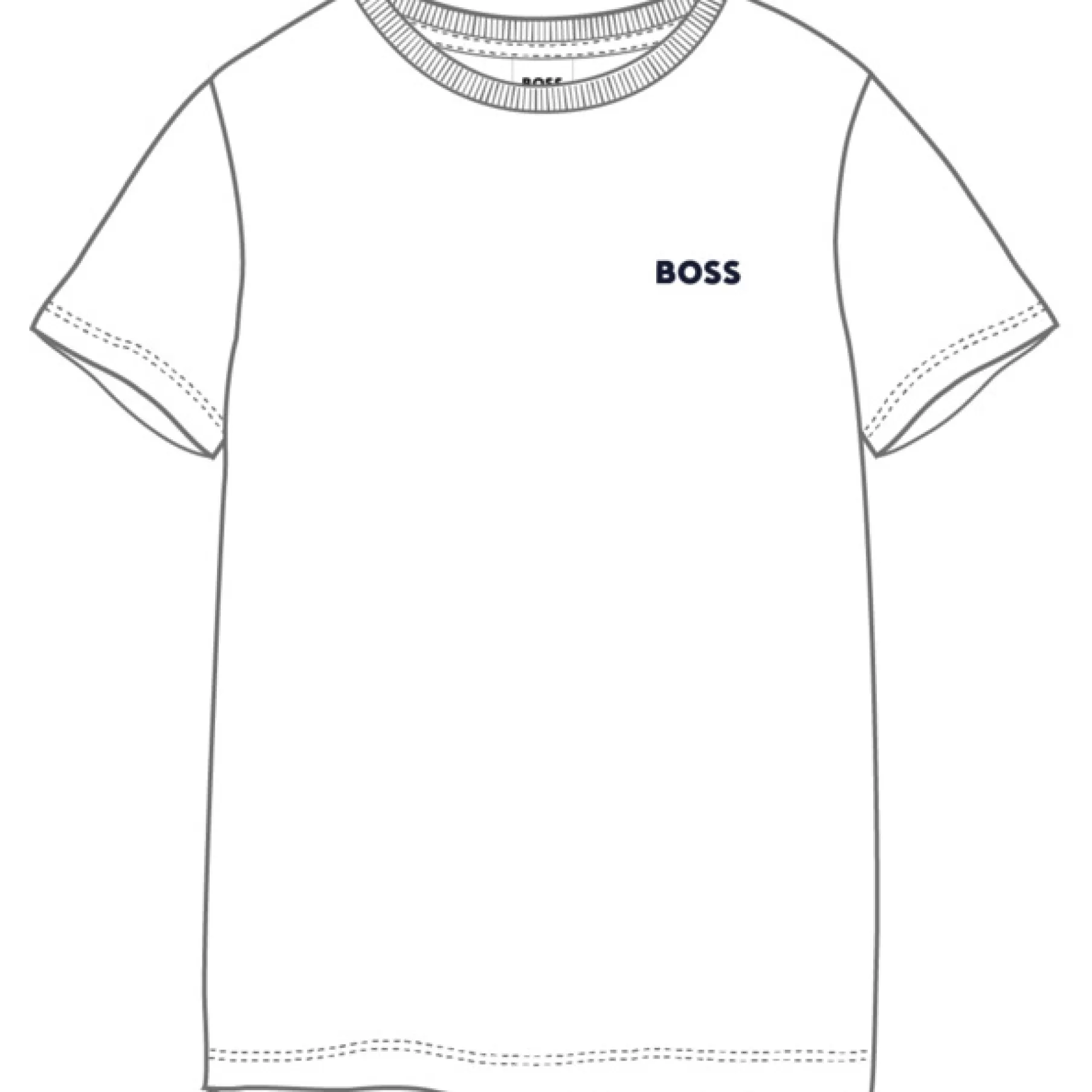 Garçon BOSS T-Shirt Manches Courtes Coton