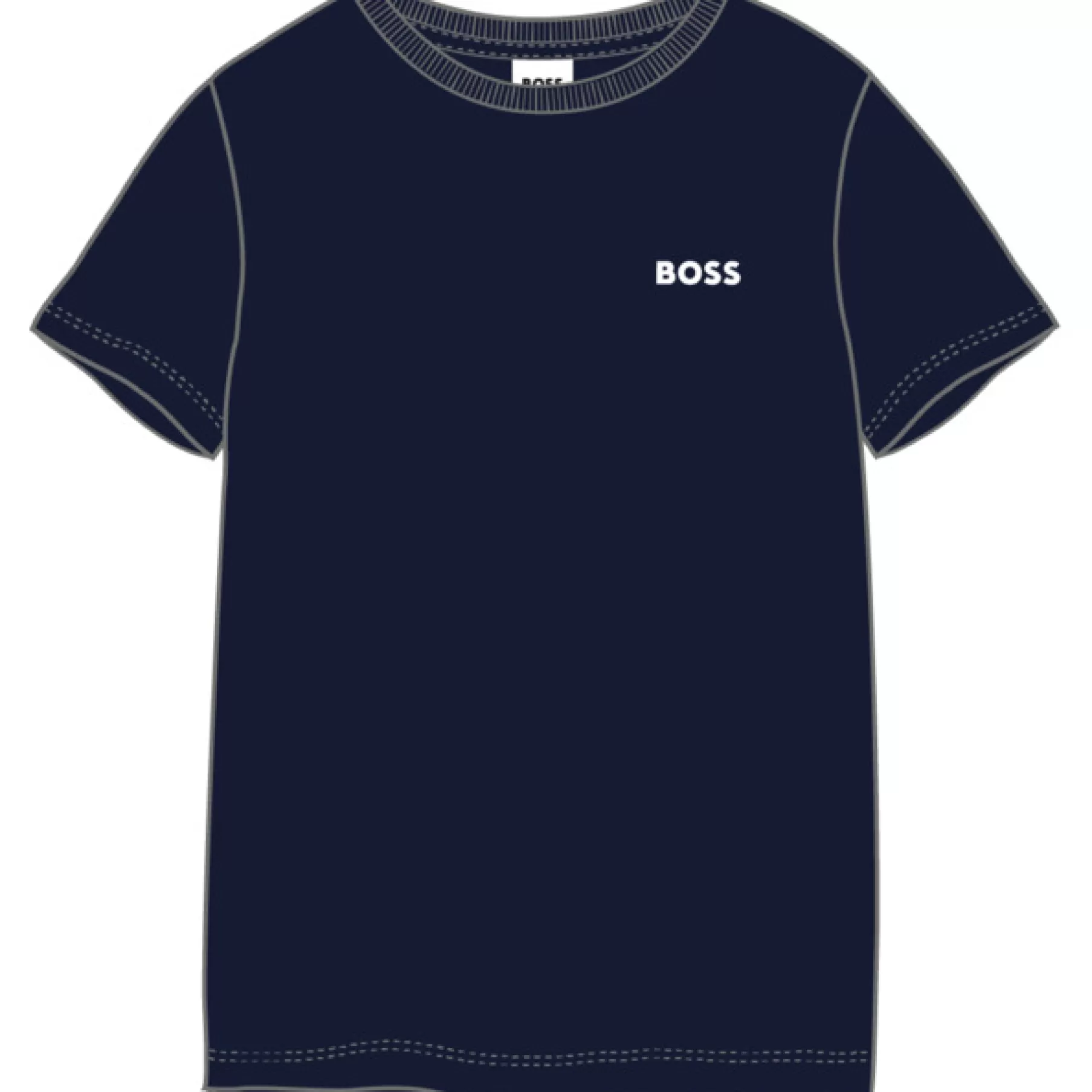 Garçon BOSS T-Shirt Manches Courtes Coton
