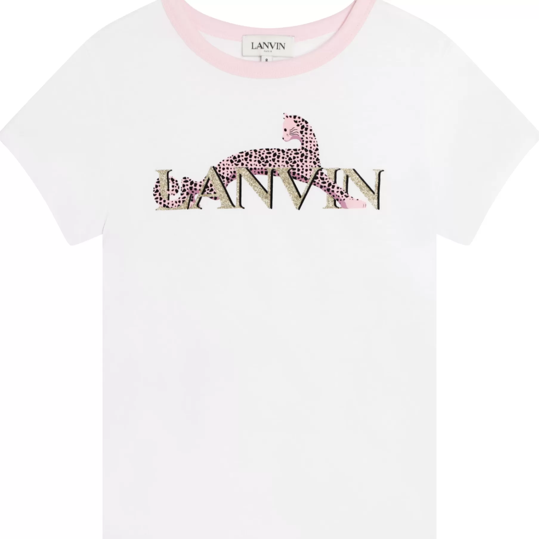 Fille LANVIN T-Shirt Manches Courtes Coton