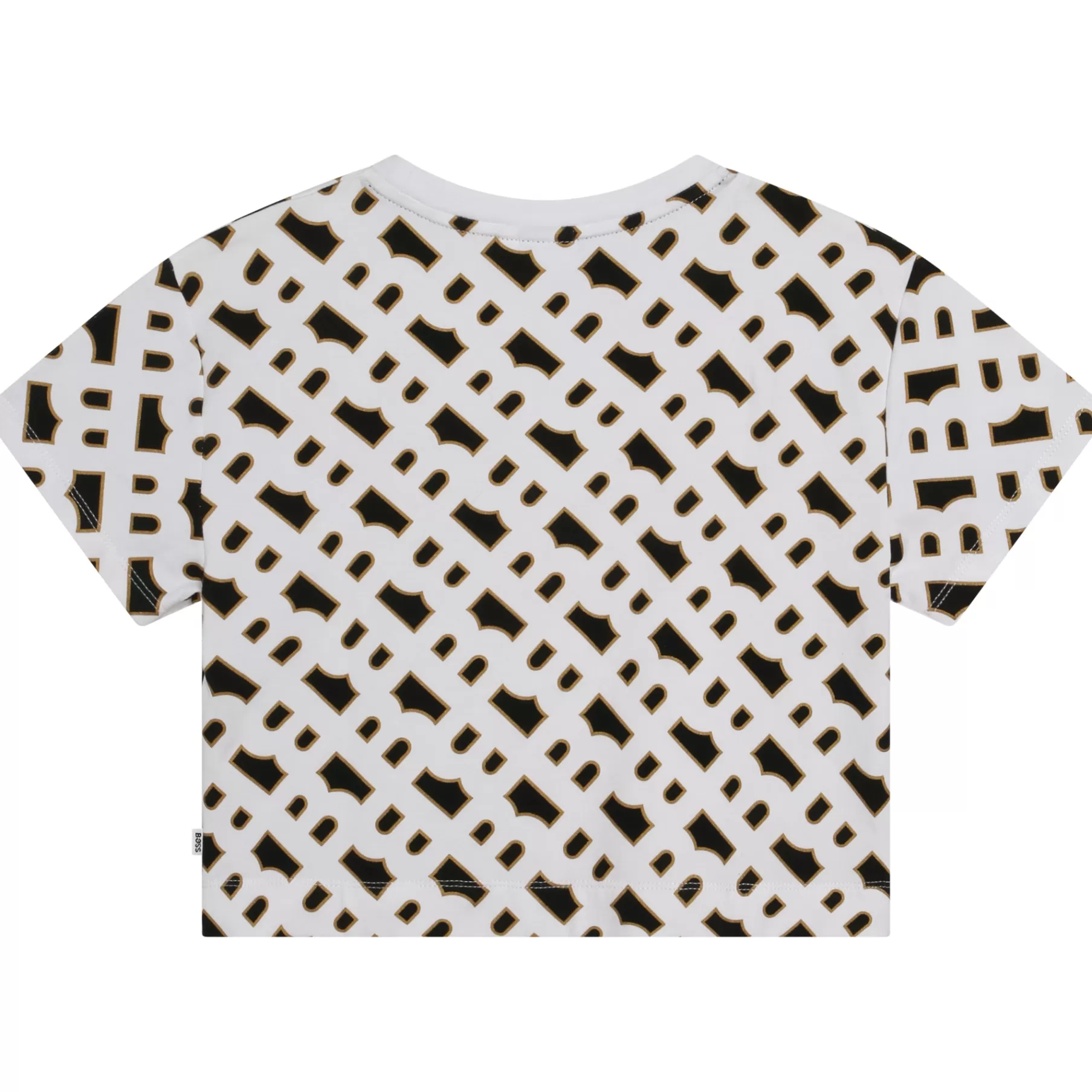 Fille BOSS T-Shirt Manches Courtes Coton