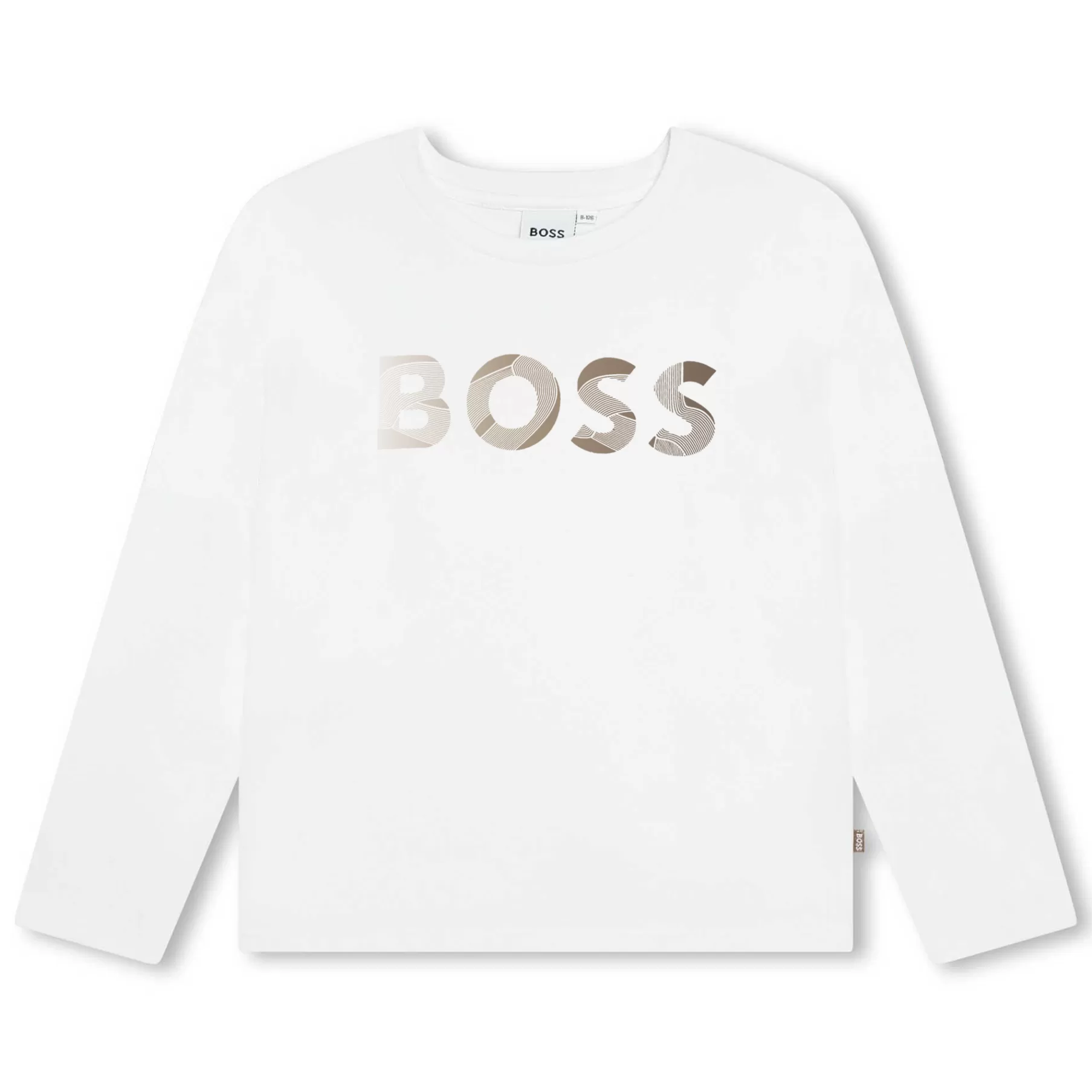 Fille BOSS T-Shirt Manches Longues Coton