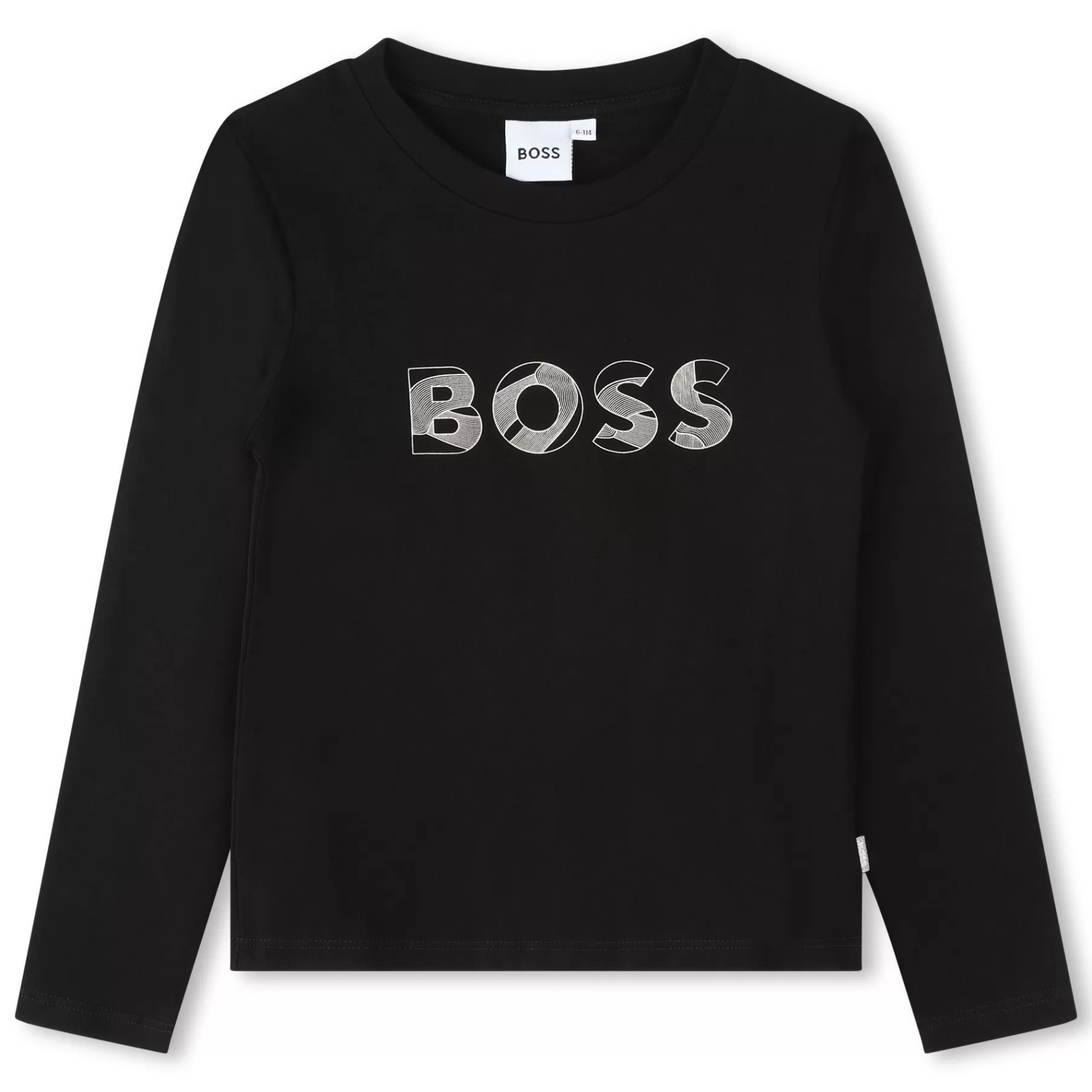 Fille BOSS T-Shirt Manches Longues Coton